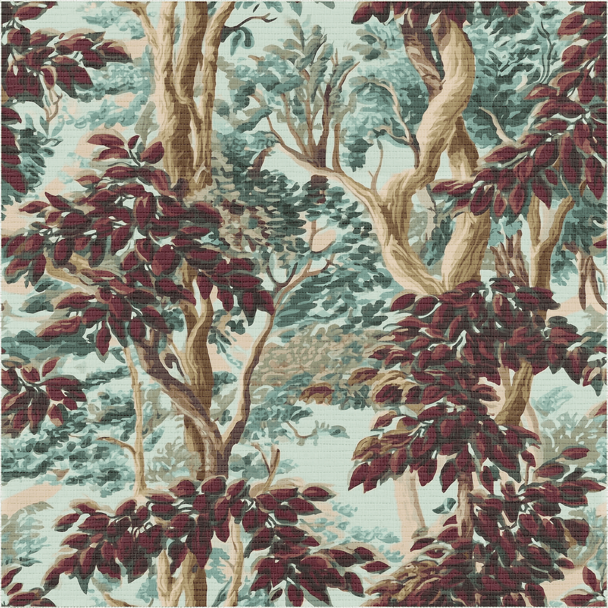 Claudia Faux Grasscloth Wallpaper - Painted Paper