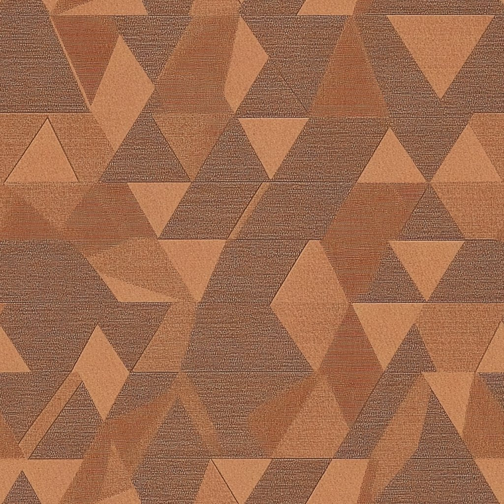 Clay Patchwork Wallpaper - Benton Lane Home - Painted Paper