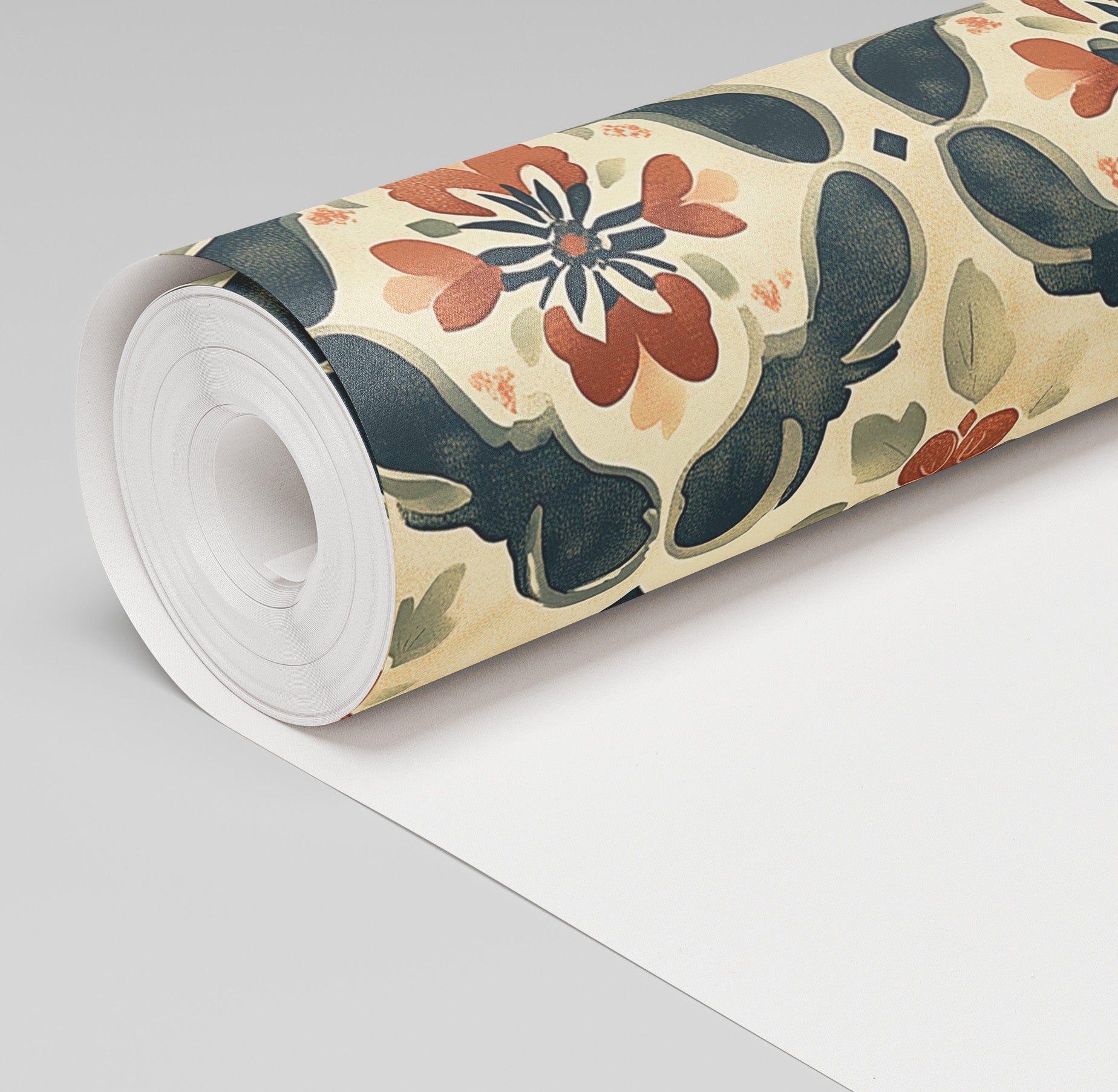 Claymoor Tile Wallpaper - Painted Paper