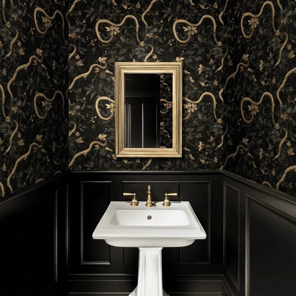 Cleopatra Faux Grasscloth Wallpaper - Painted Paper