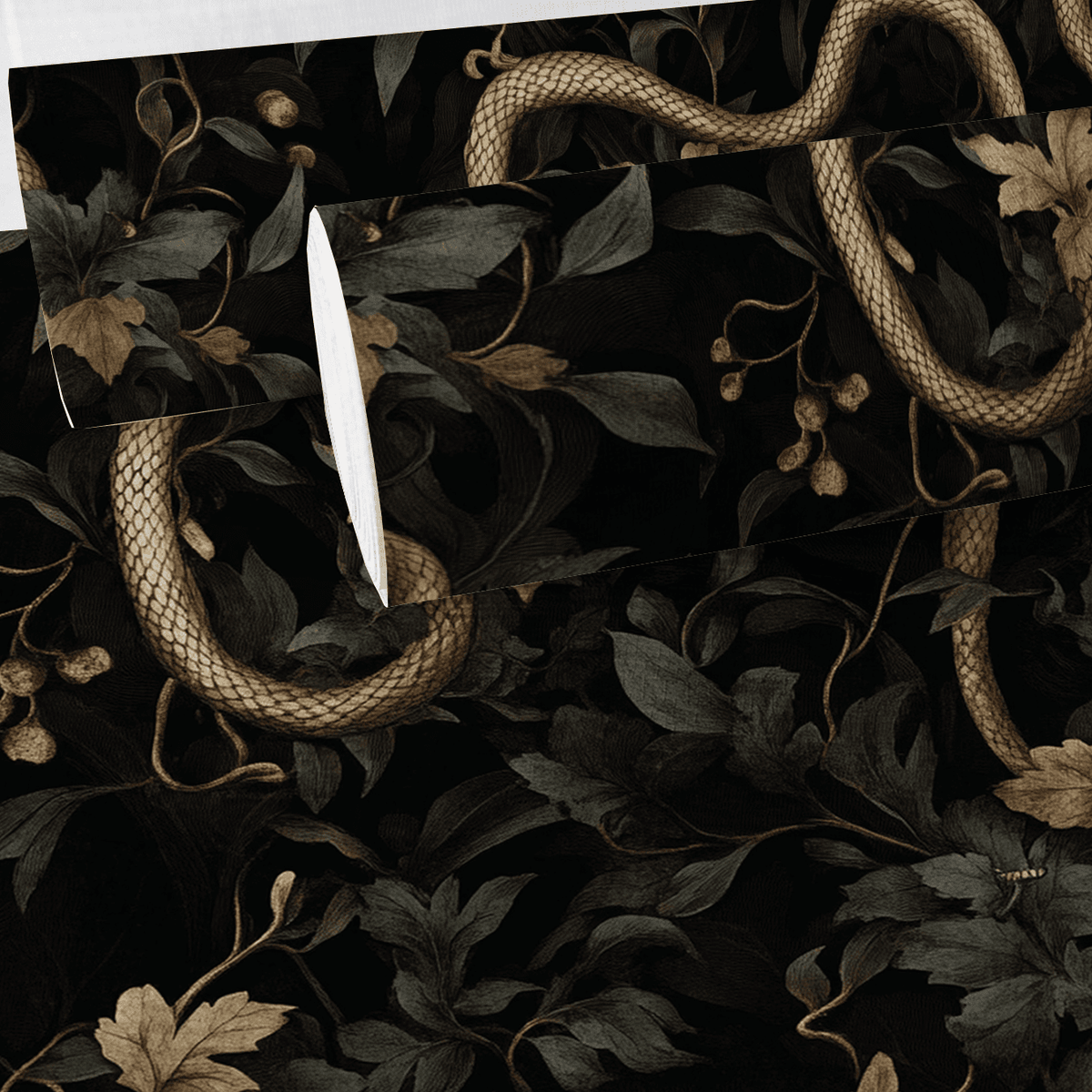 Cleopatra Faux Grasscloth Wallpaper - Painted Paper