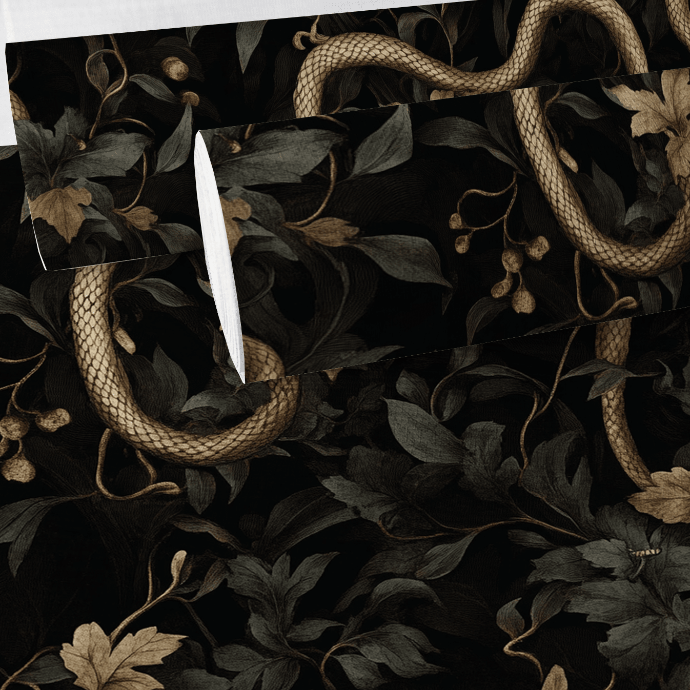 Cleopatra Faux Grasscloth Wallpaper - Painted Paper