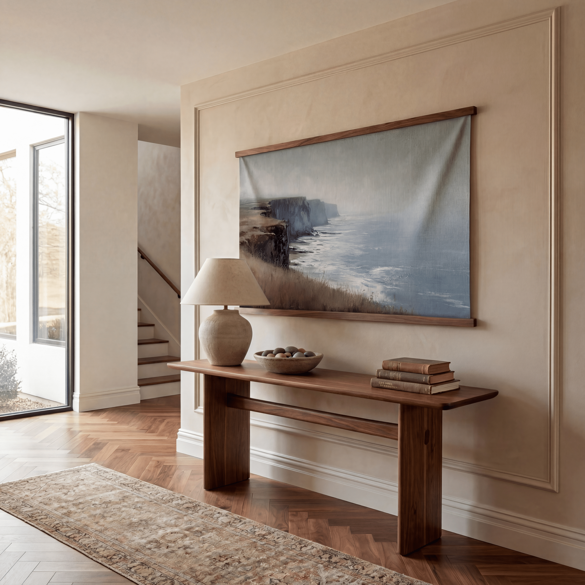 Cliff's Edge - Tapestry - Benton Lane Home - Painted Paper