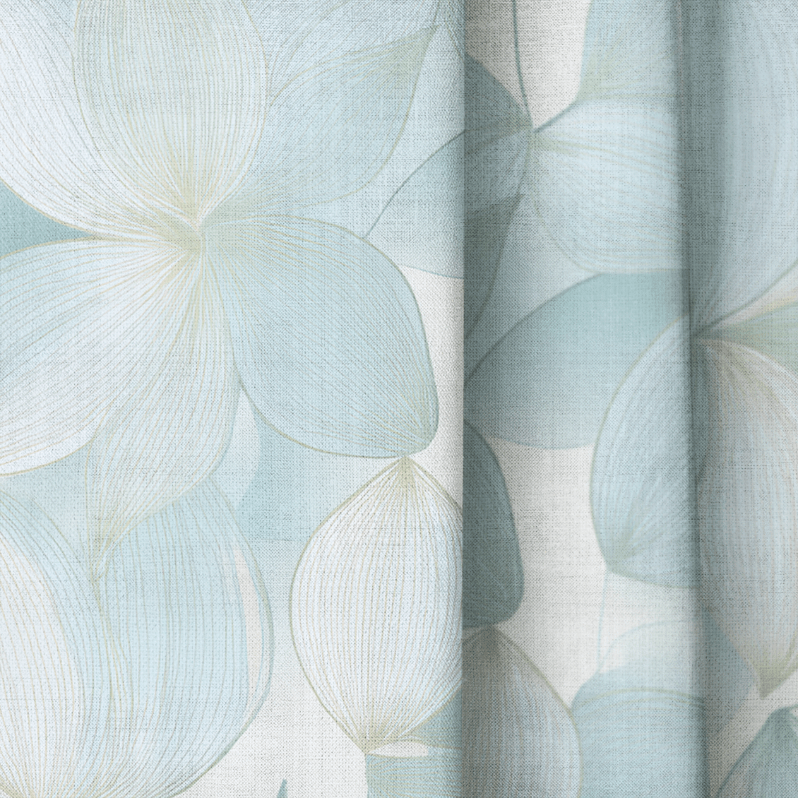 Cloud Flower - Drapery - Benton Lane Home - Lemon Park