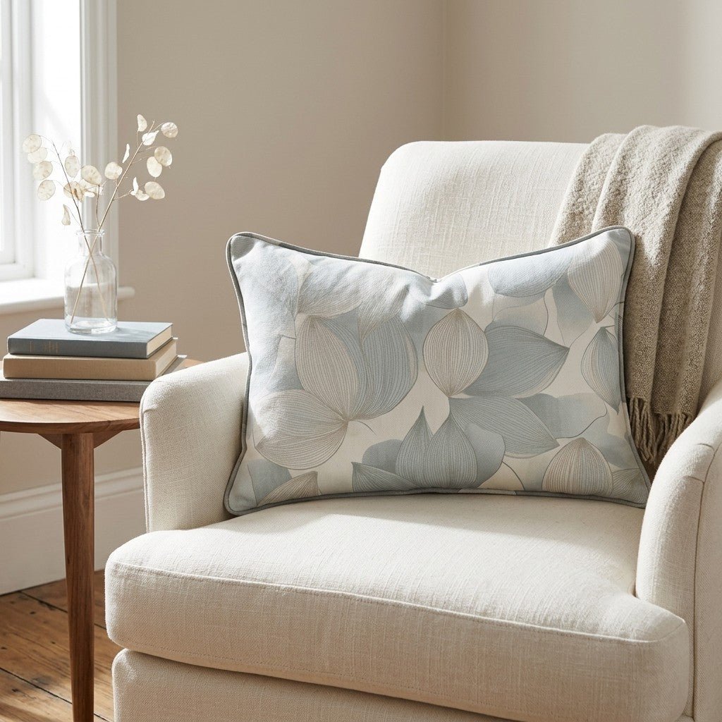 Cloud Flower Throw Pillow - Benton Lane Home - Lemon Park