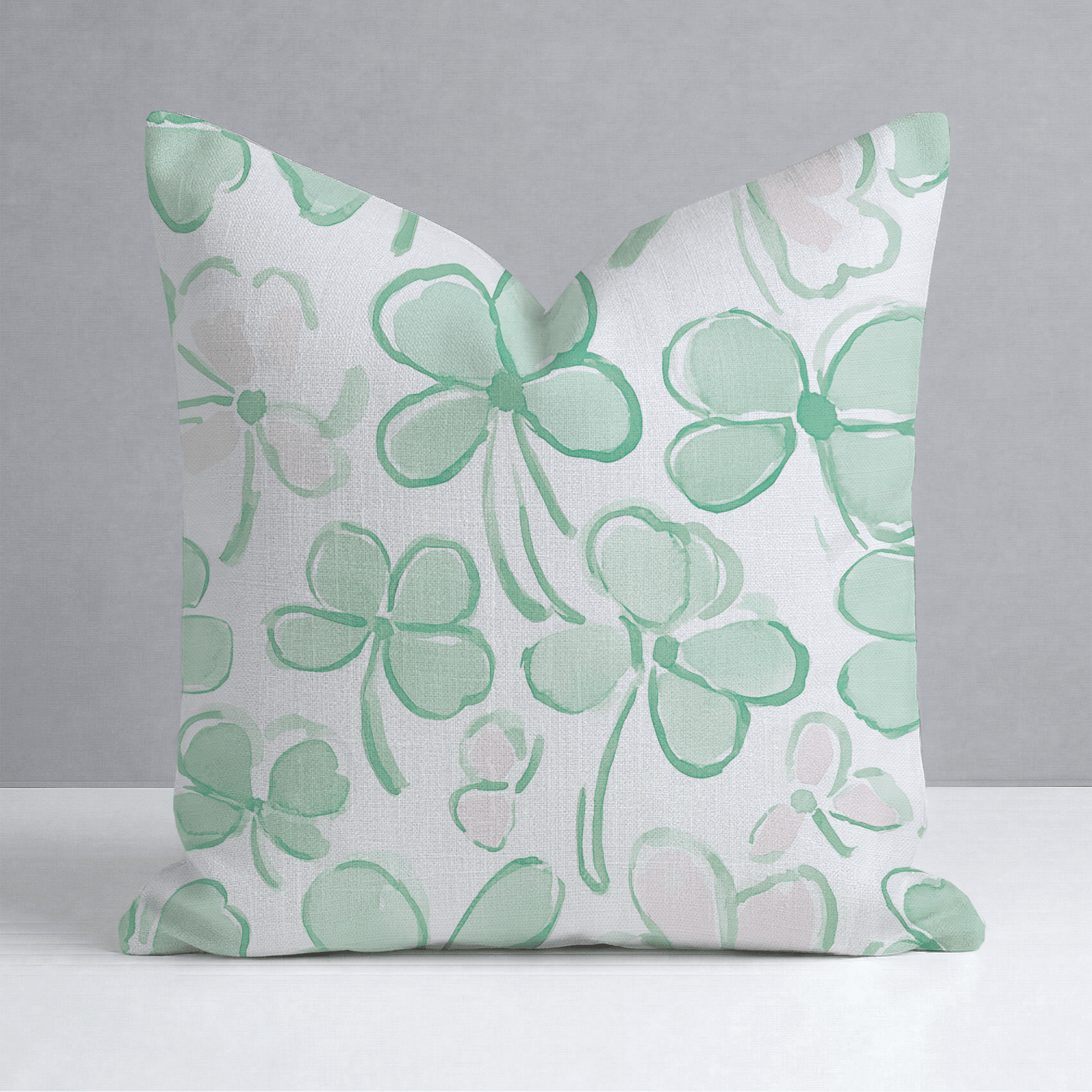 Clover's Bliss Throw Pillow - Benton Lane Home - Lemon Park
