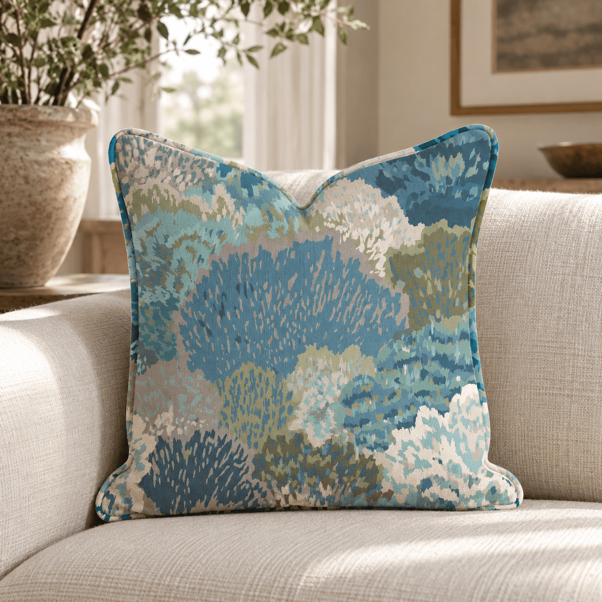 Coastal Charm Throw Pillow - Benton Lane Home - Hillcroft Home