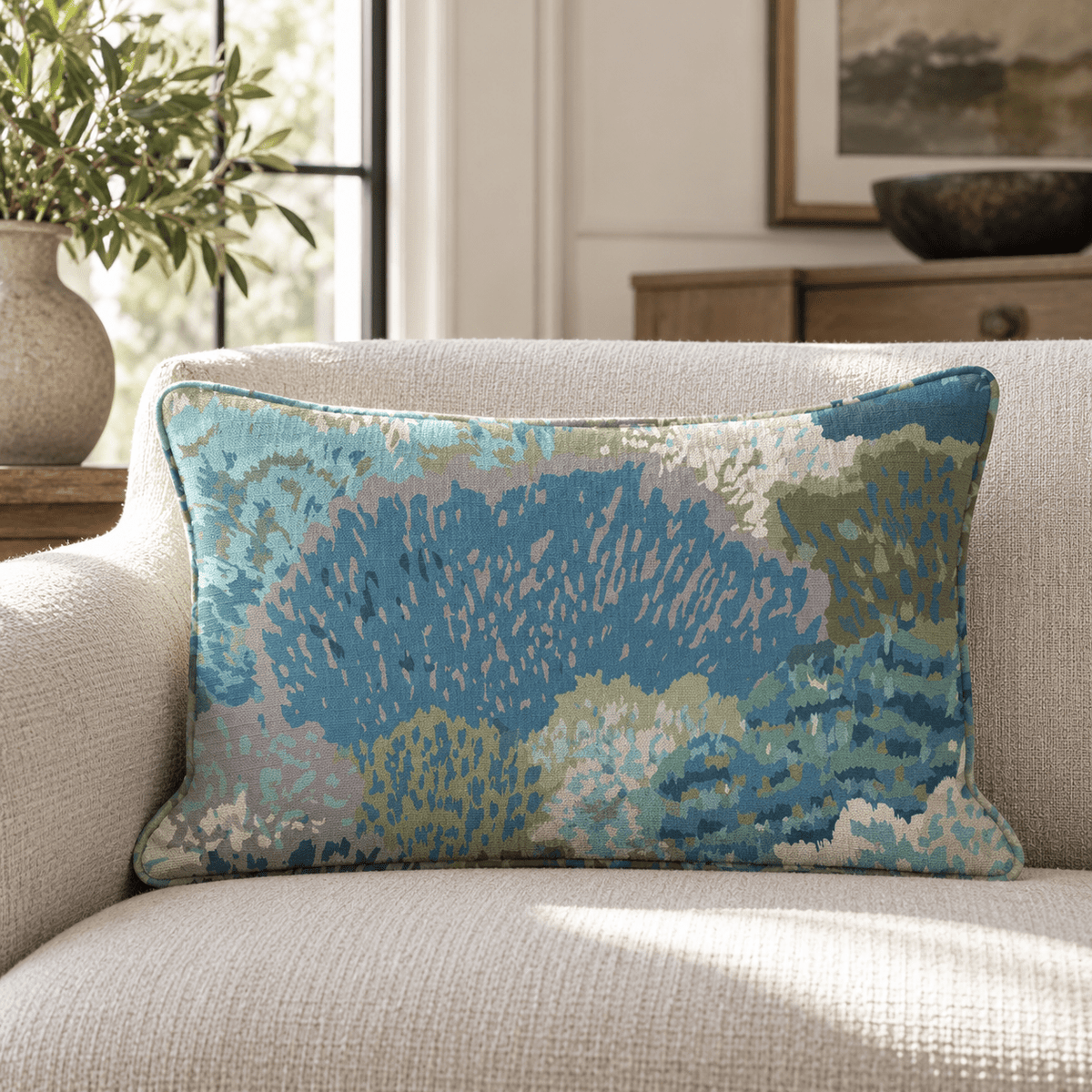 Coastal Charm Throw Pillow - Benton Lane Home - Hillcroft Home