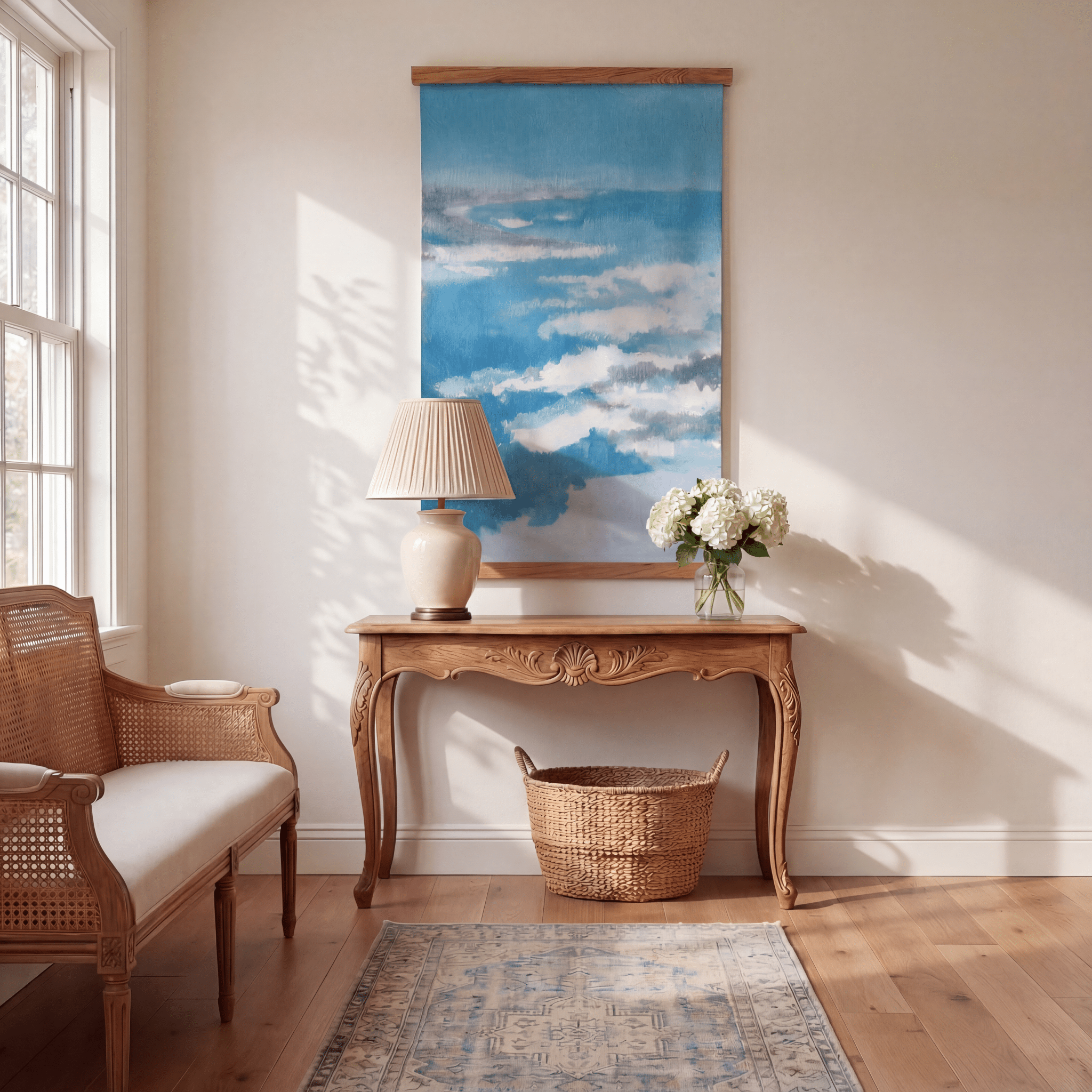 Coastal Haze (Blue) - Tapestry - Benton Lane Home - Lemon Park