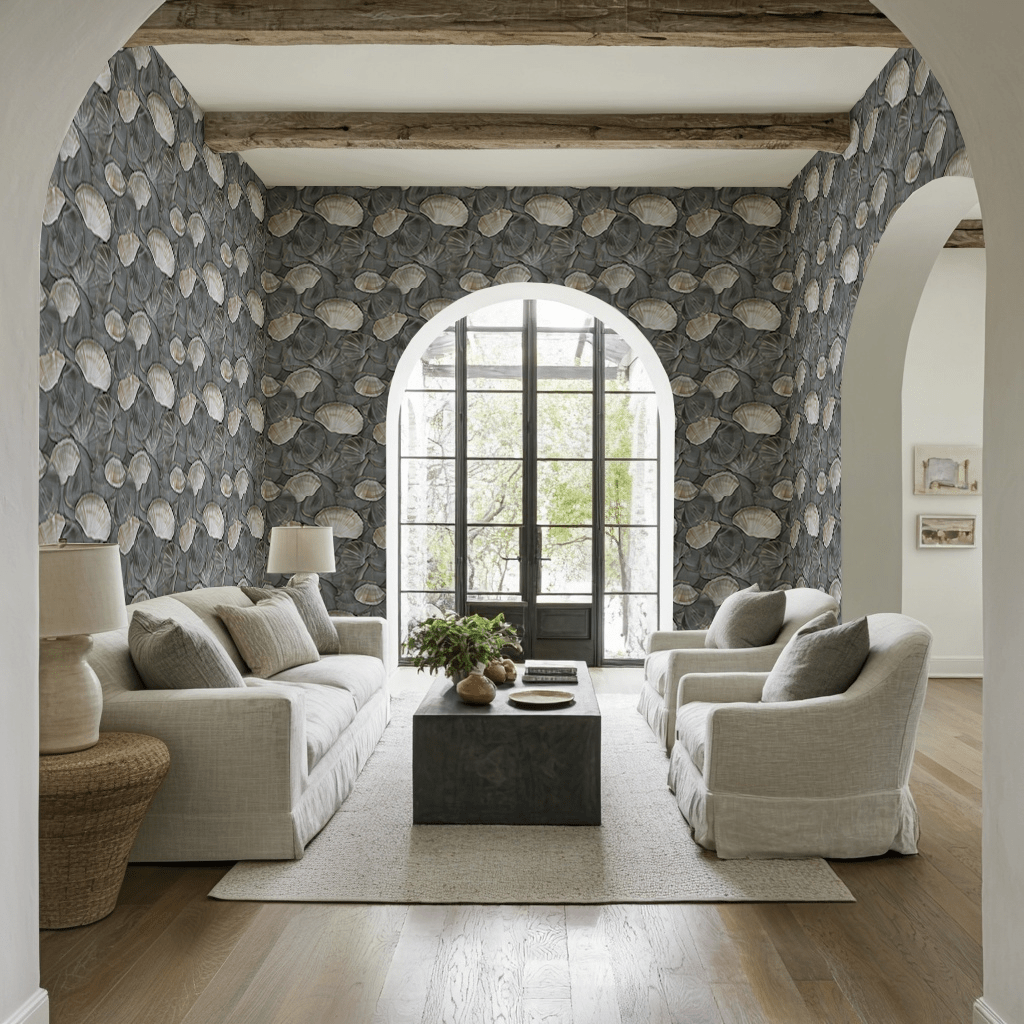 Coastal Pearl Wallpaper - Painted Paper