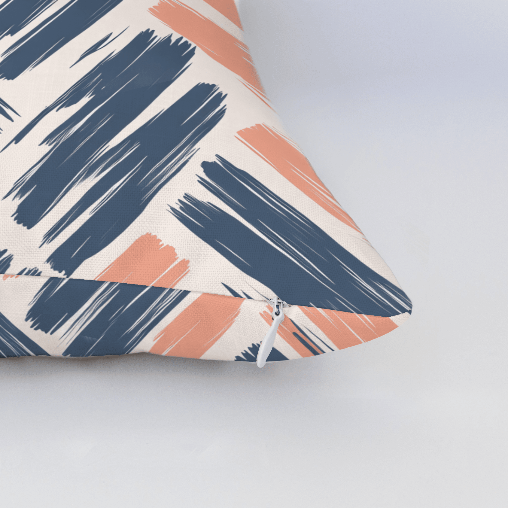 Coastal Strokes Throw Pillow - Benton Lane Home - Lemon Park