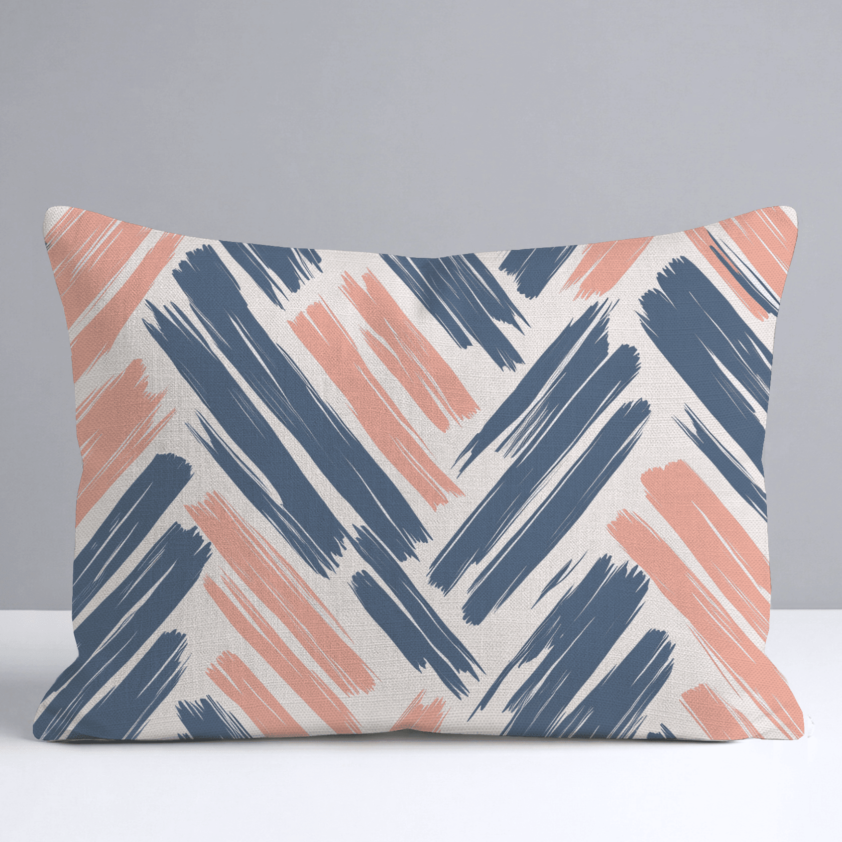 Coastal Strokes Throw Pillow - Benton Lane Home - Lemon Park