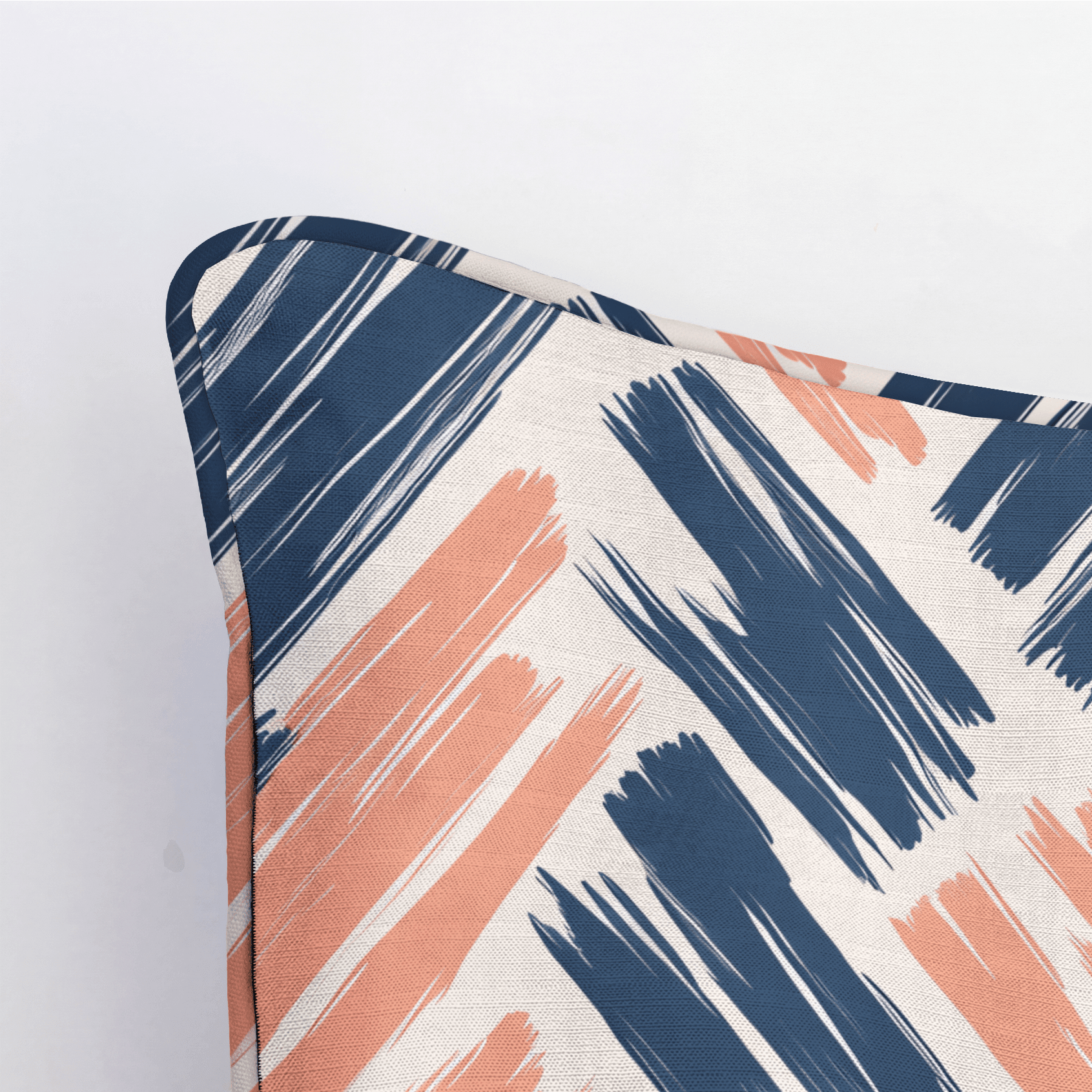 Coastal Strokes Throw Pillow - Benton Lane Home - Lemon Park