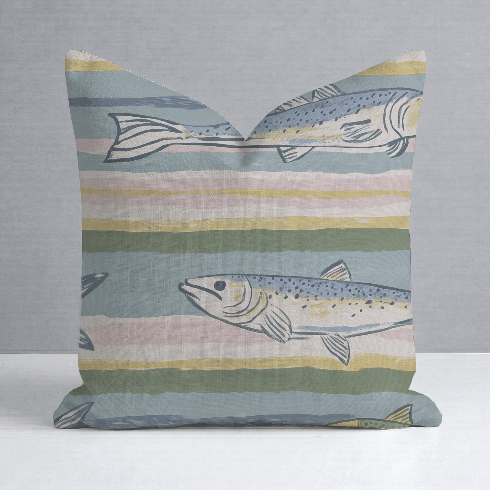 Coastline Throw Pillow - Benton Lane Home - Lemon Park