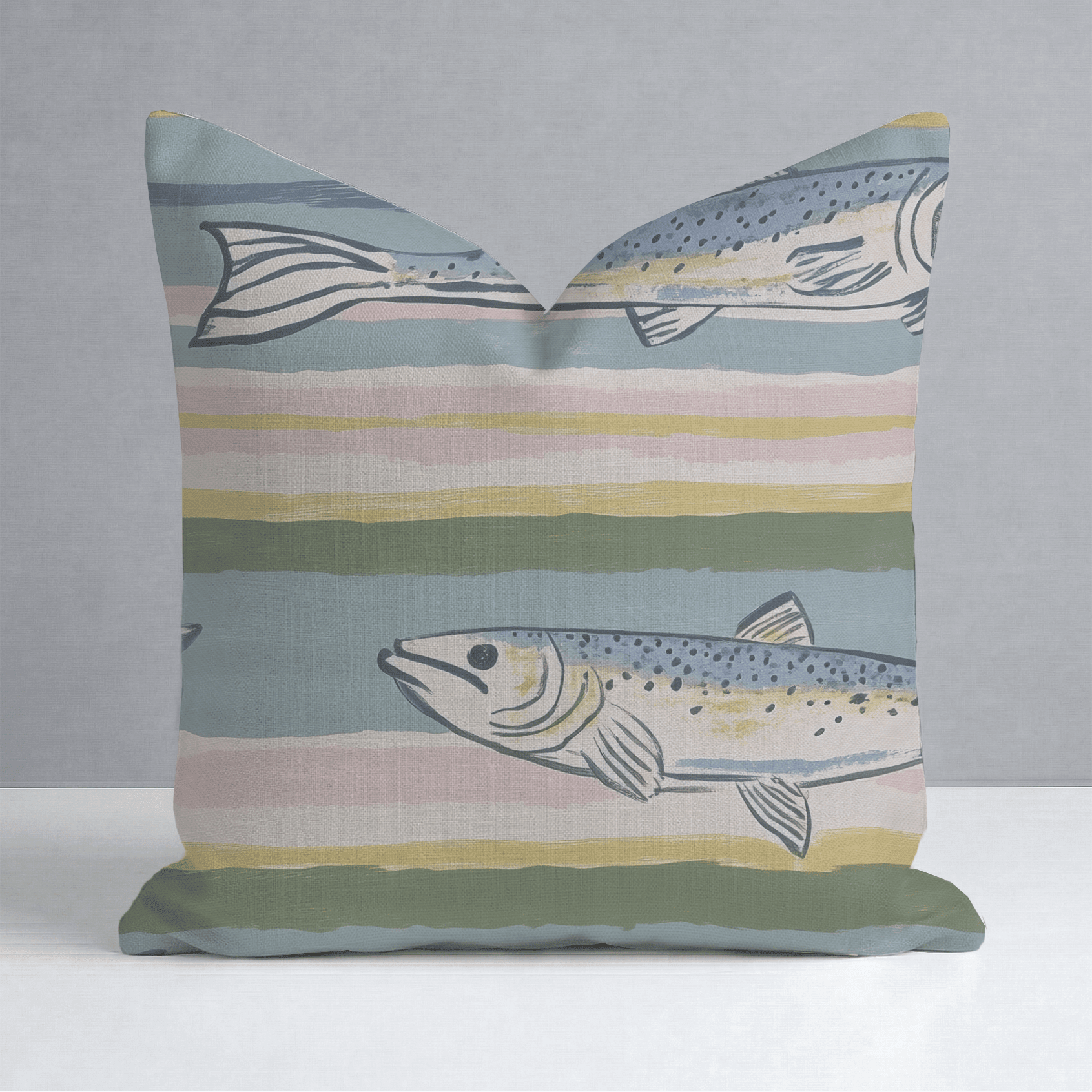 Coastline Throw Pillow - Benton Lane Home - Lemon Park
