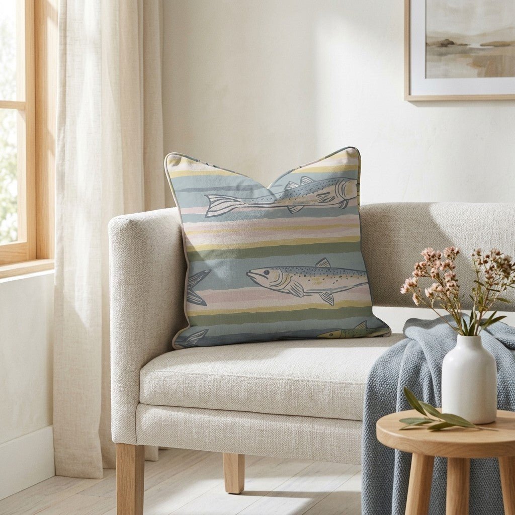 Coastline Throw Pillow - Benton Lane Home - Lemon Park