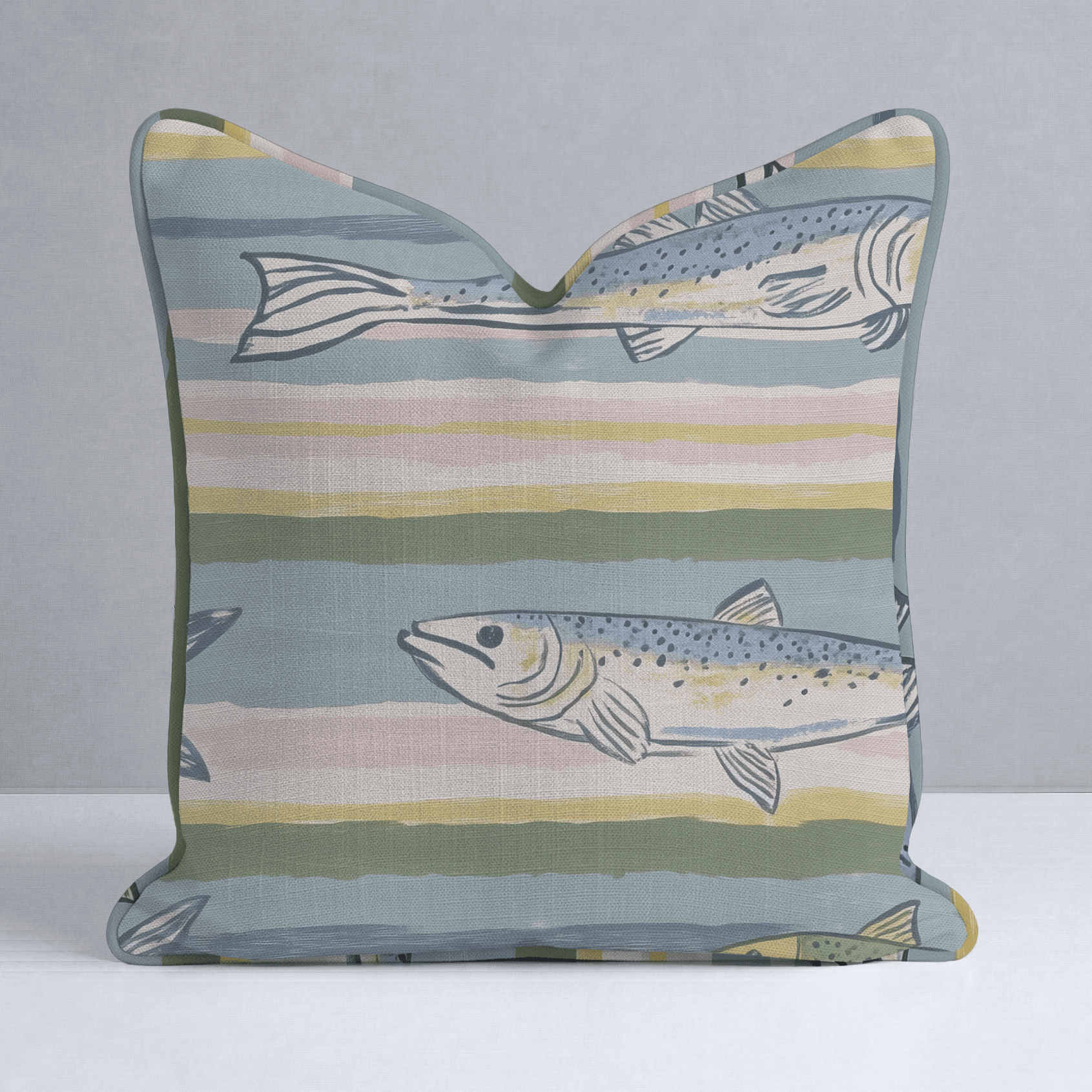 Coastline Throw Pillow - Benton Lane Home - Lemon Park