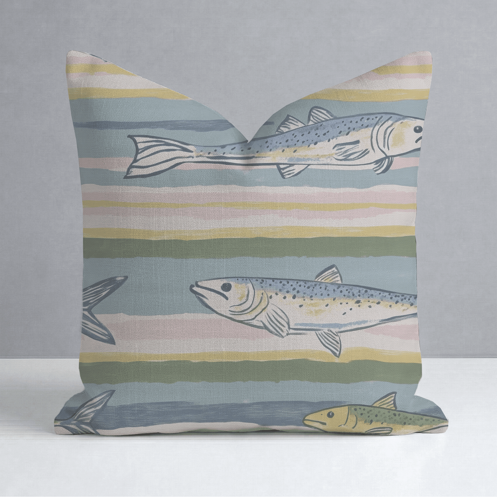 Coastline Throw Pillow - Benton Lane Home - Lemon Park