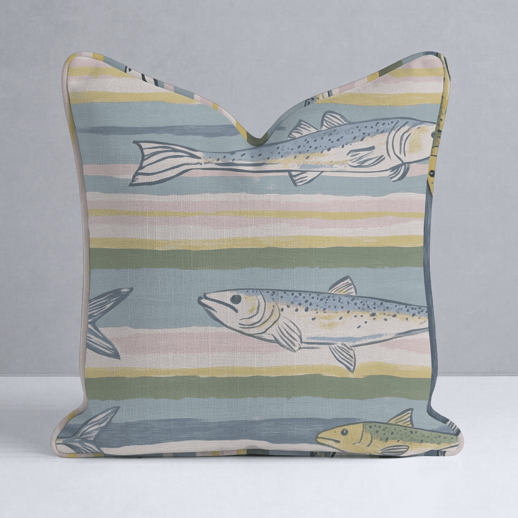 Coastline Throw Pillow - Benton Lane Home - Lemon Park