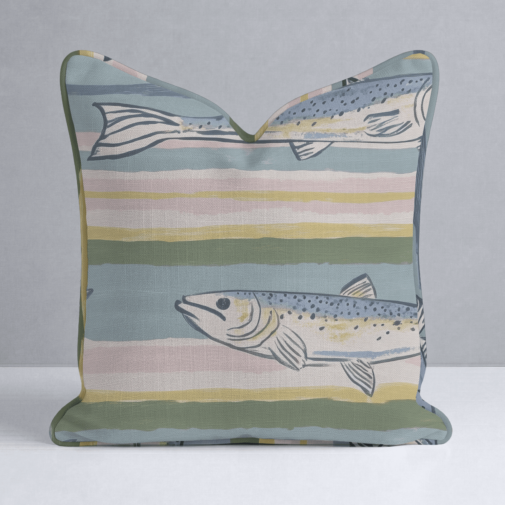 Coastline Throw Pillow - Benton Lane Home - Lemon Park