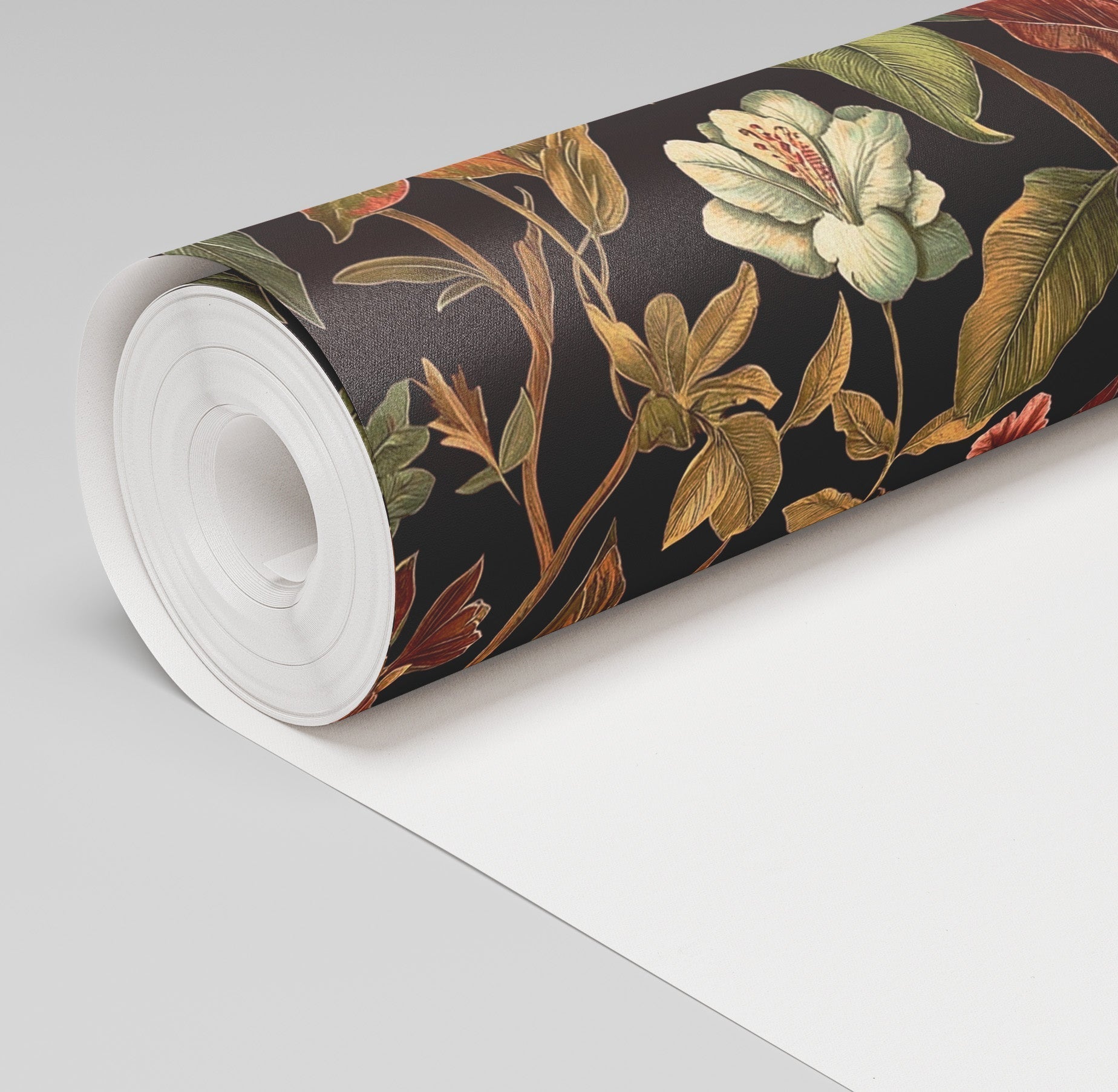 Cocoa Canopy Wallpaper - Benton Lane Home - Painted Paper