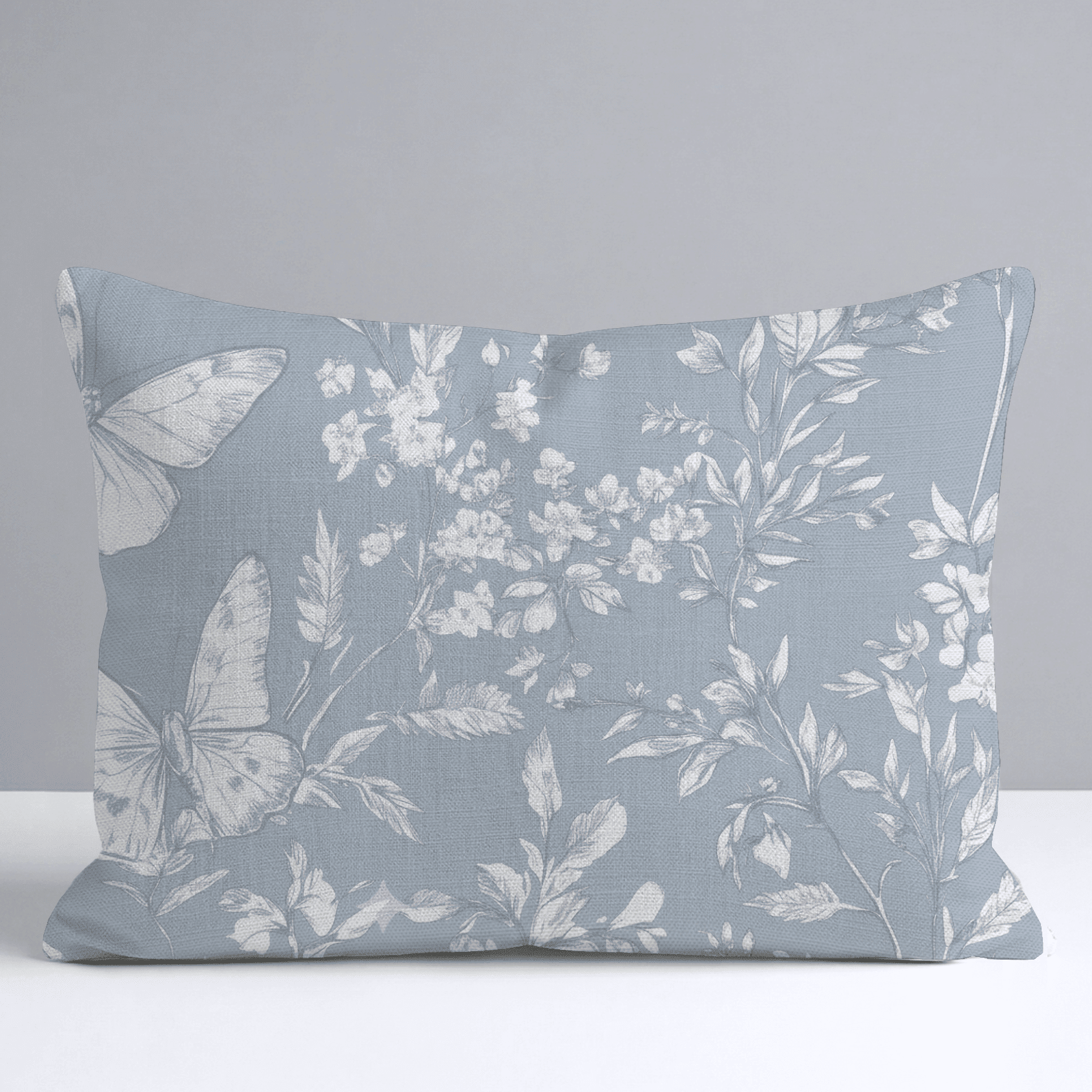 Collierville Blue Throw Pillow - Benton Lane Home - Lemon Park