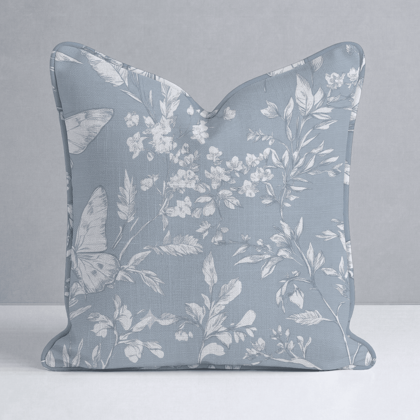 Collierville Blue Throw Pillow - Benton Lane Home - Lemon Park