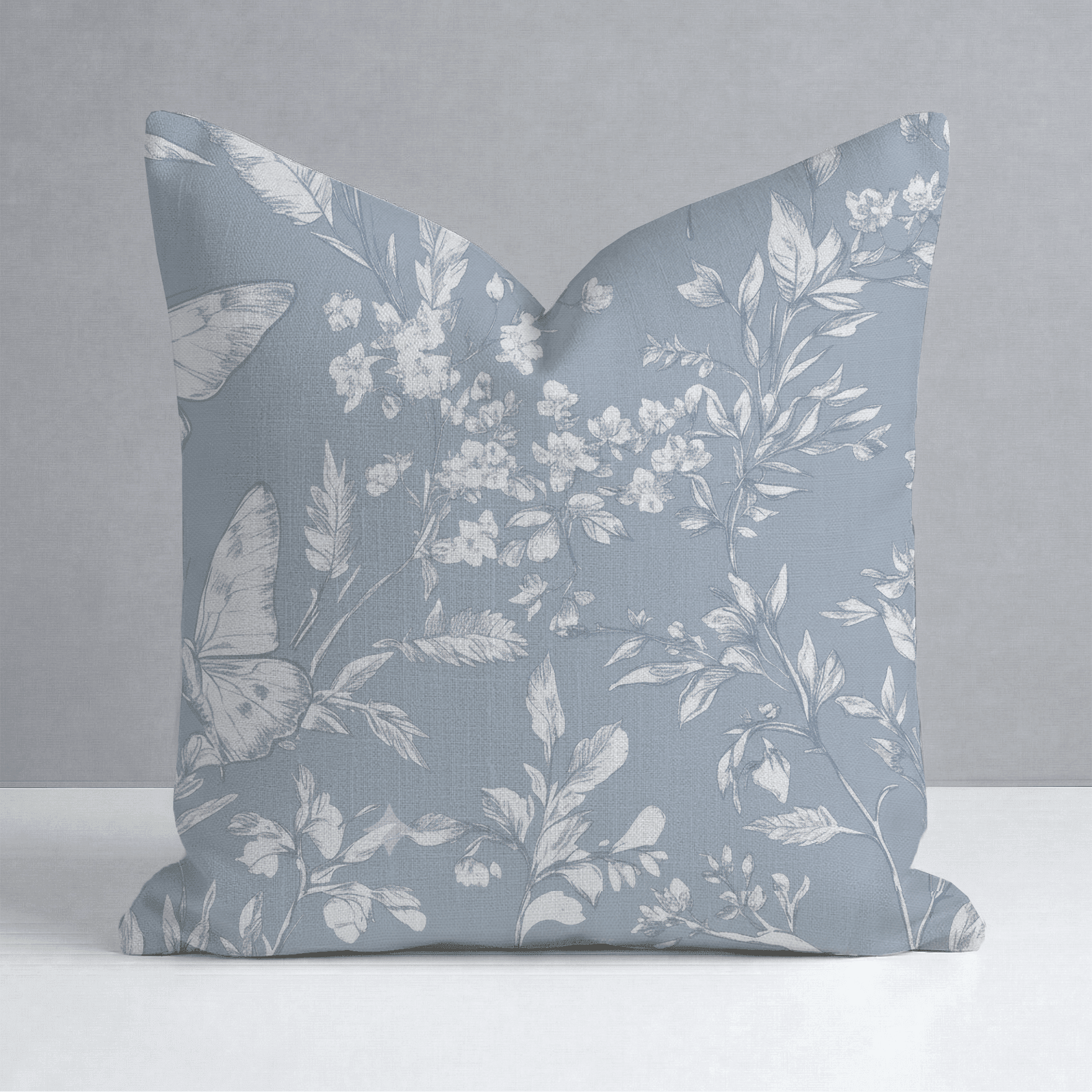 Collierville Blue Throw Pillow - Benton Lane Home - Lemon Park