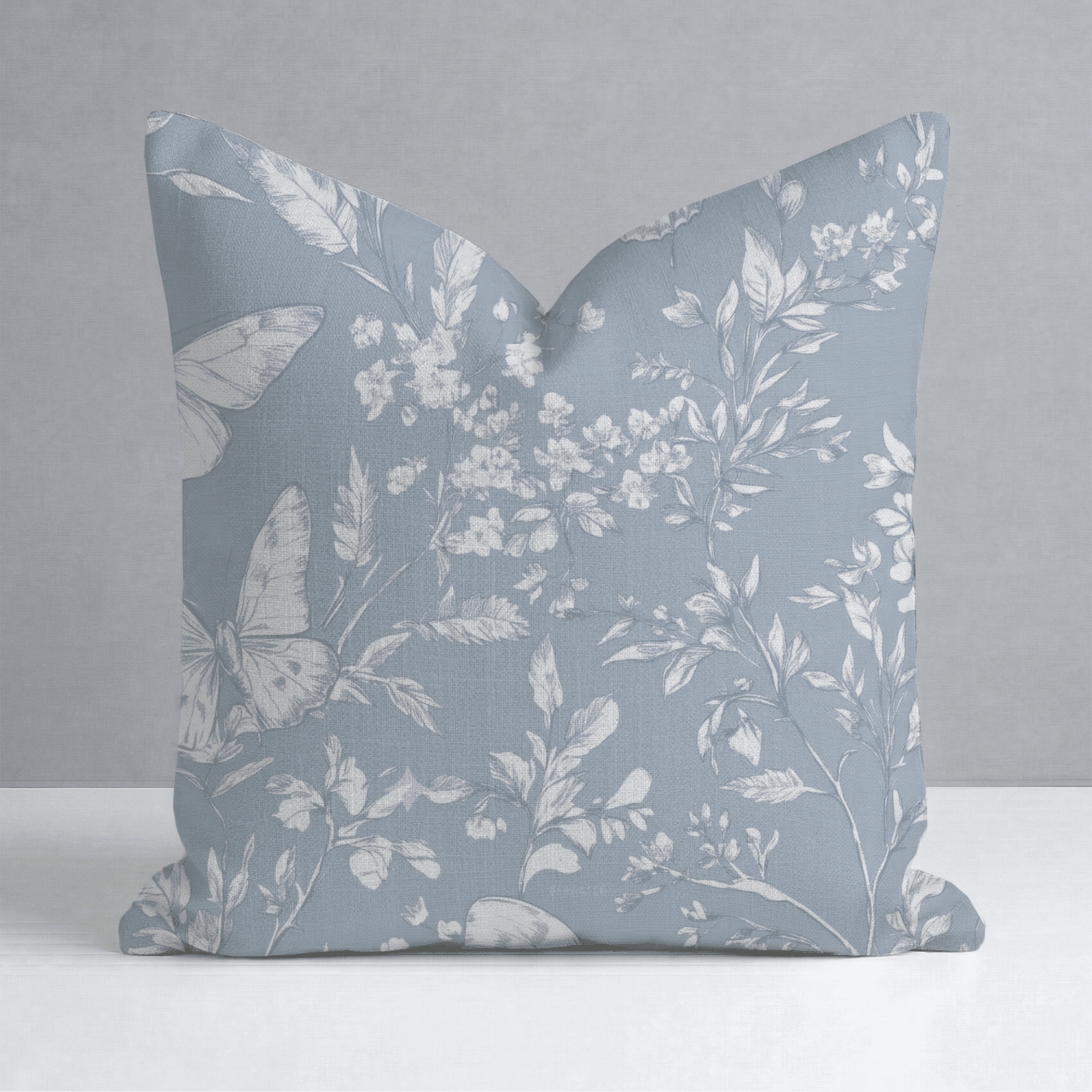 Collierville Blue Throw Pillow - Benton Lane Home - Lemon Park