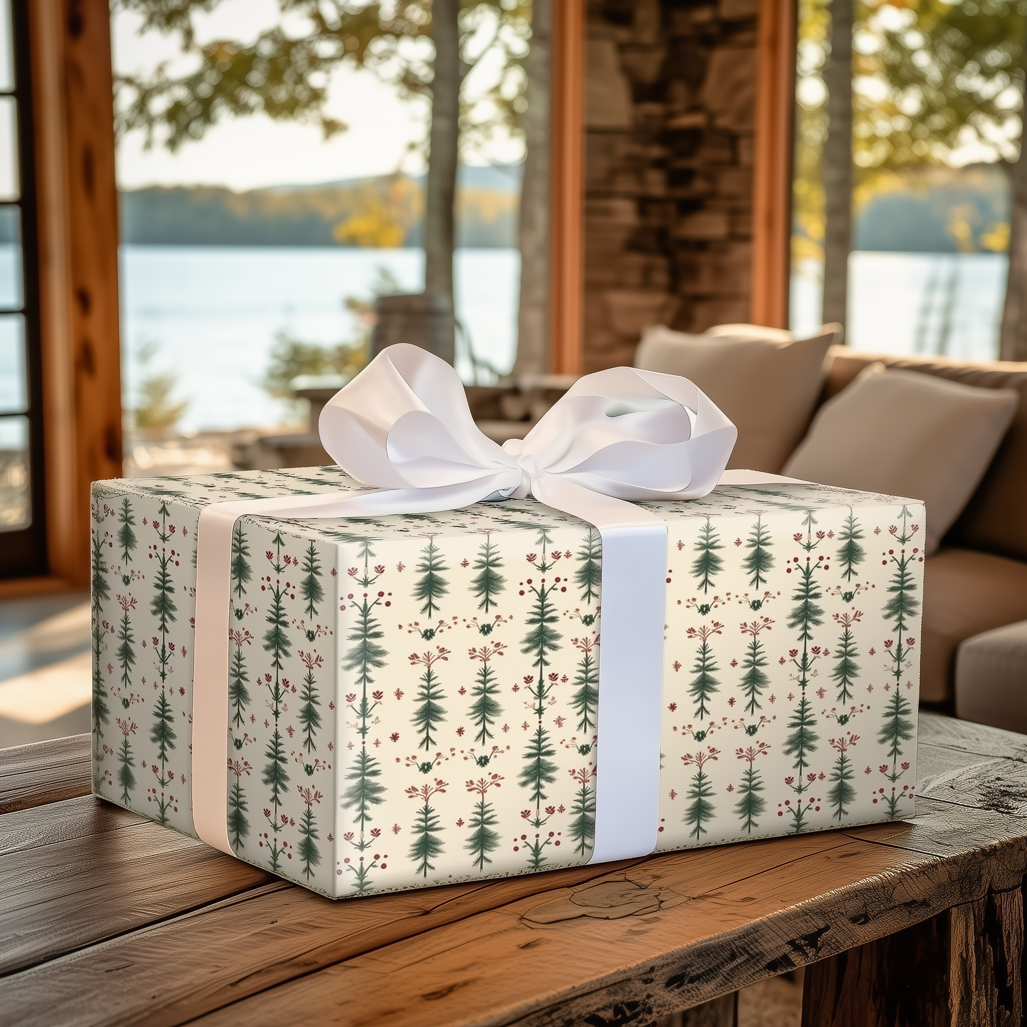 Finn Garland Wrapping Paper