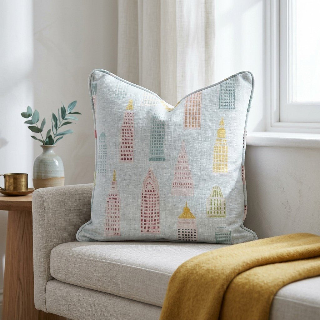 Concrete Jungle Throw Pillow - Benton Lane Home - Lemon Park