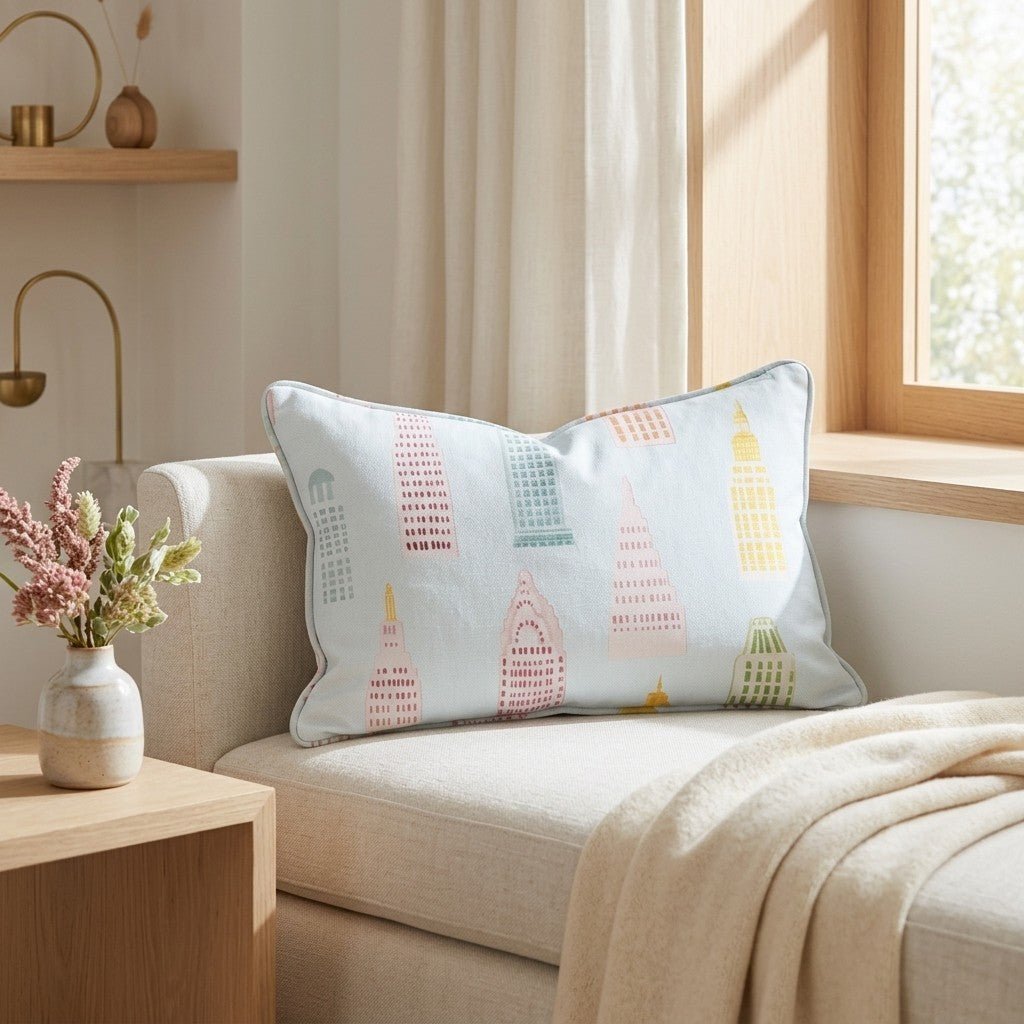 Concrete Jungle Throw Pillow - Benton Lane Home - Lemon Park