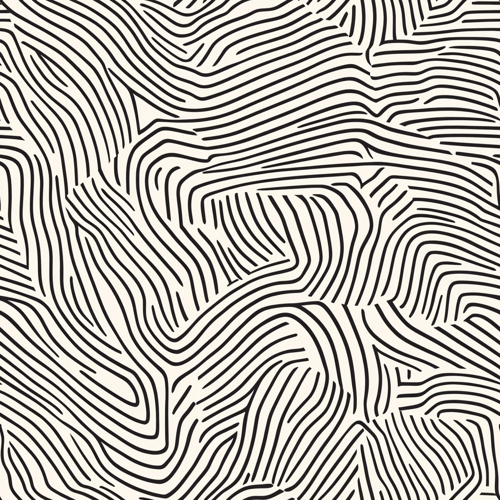 Contour Wallpaper - Painted Paper