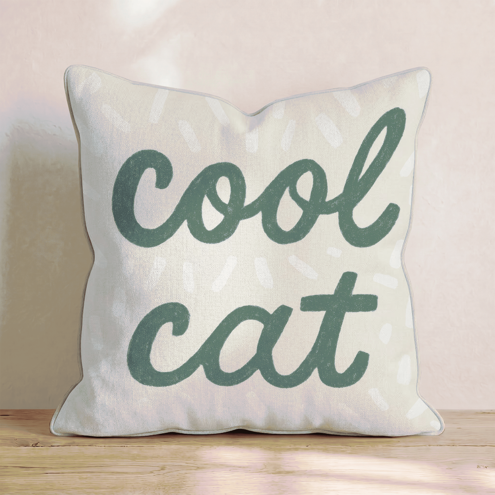 Cool Cat Throw Pillow - Benton Lane Home - Hillcroft Home