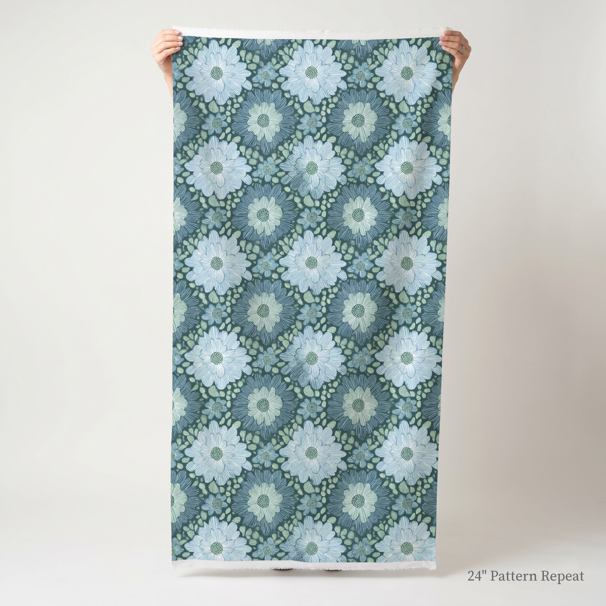 Coolmint Rain - Fabric - Benton Lane Home - Lemon Park