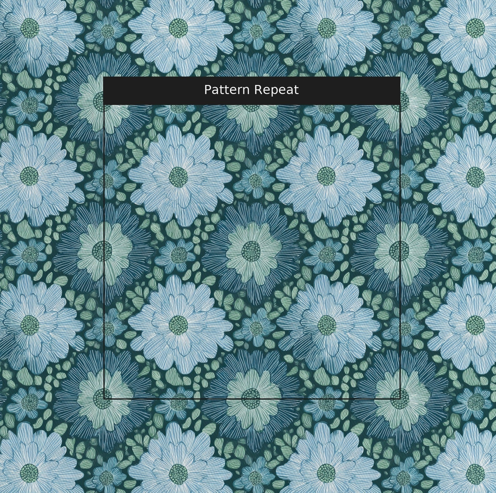 Coolmint Rain - Fabric - Benton Lane Home - Lemon Park