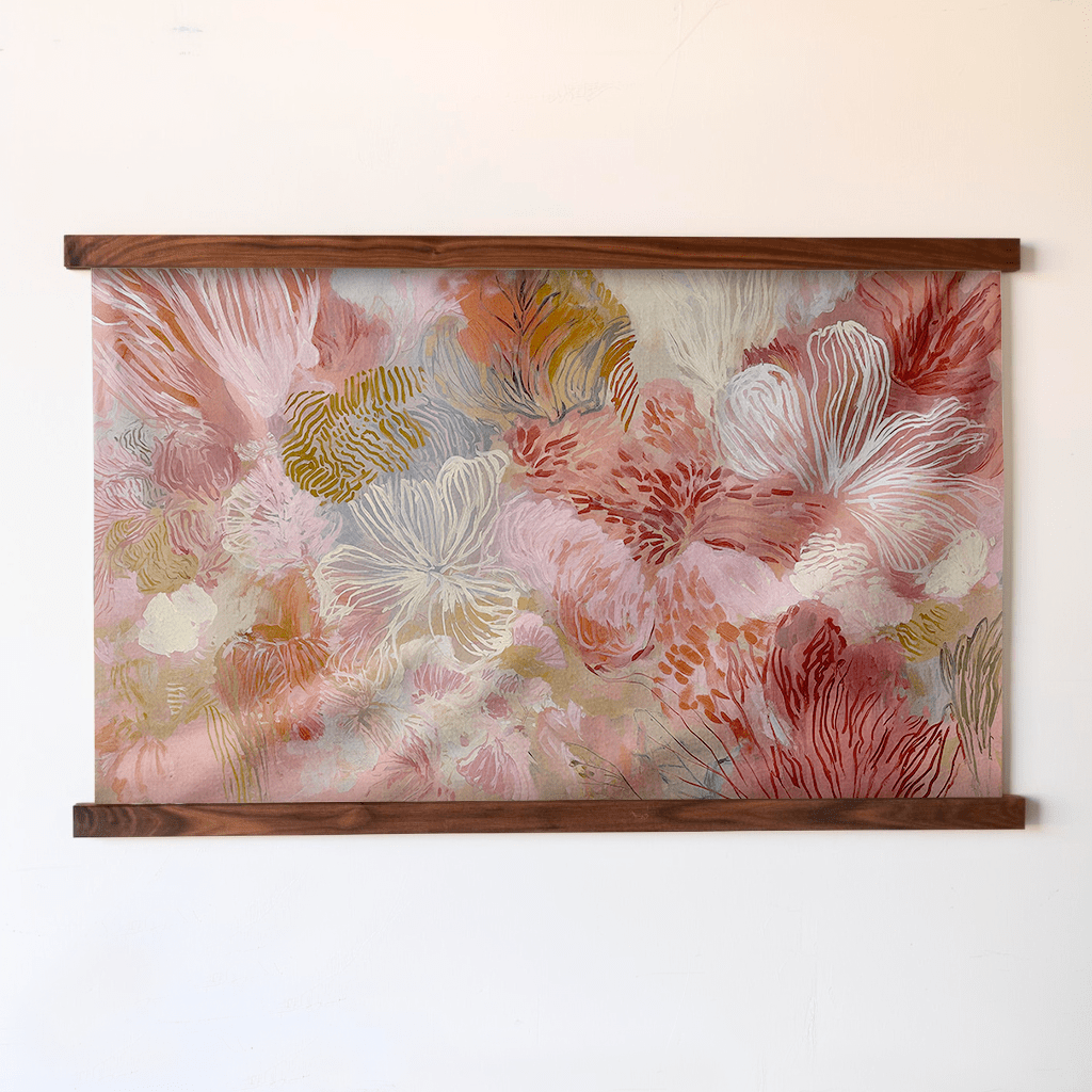 Coral Botanicals - Tapestry - Benton Lane Home - Lemon Park