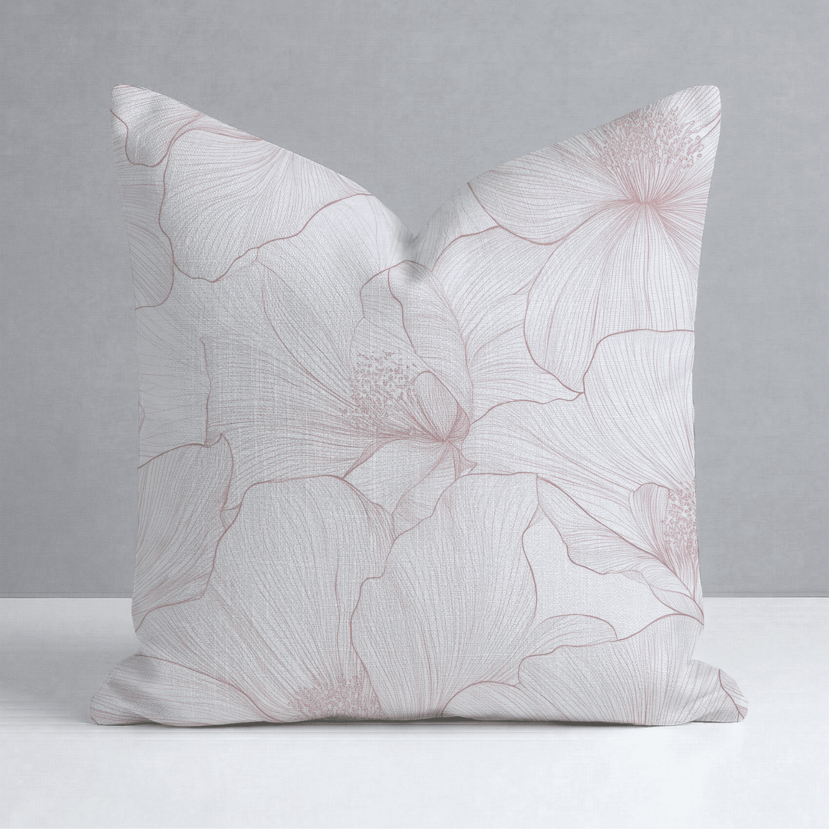 Coral Cabana Throw Pillow - Benton Lane Home - Lemon Park