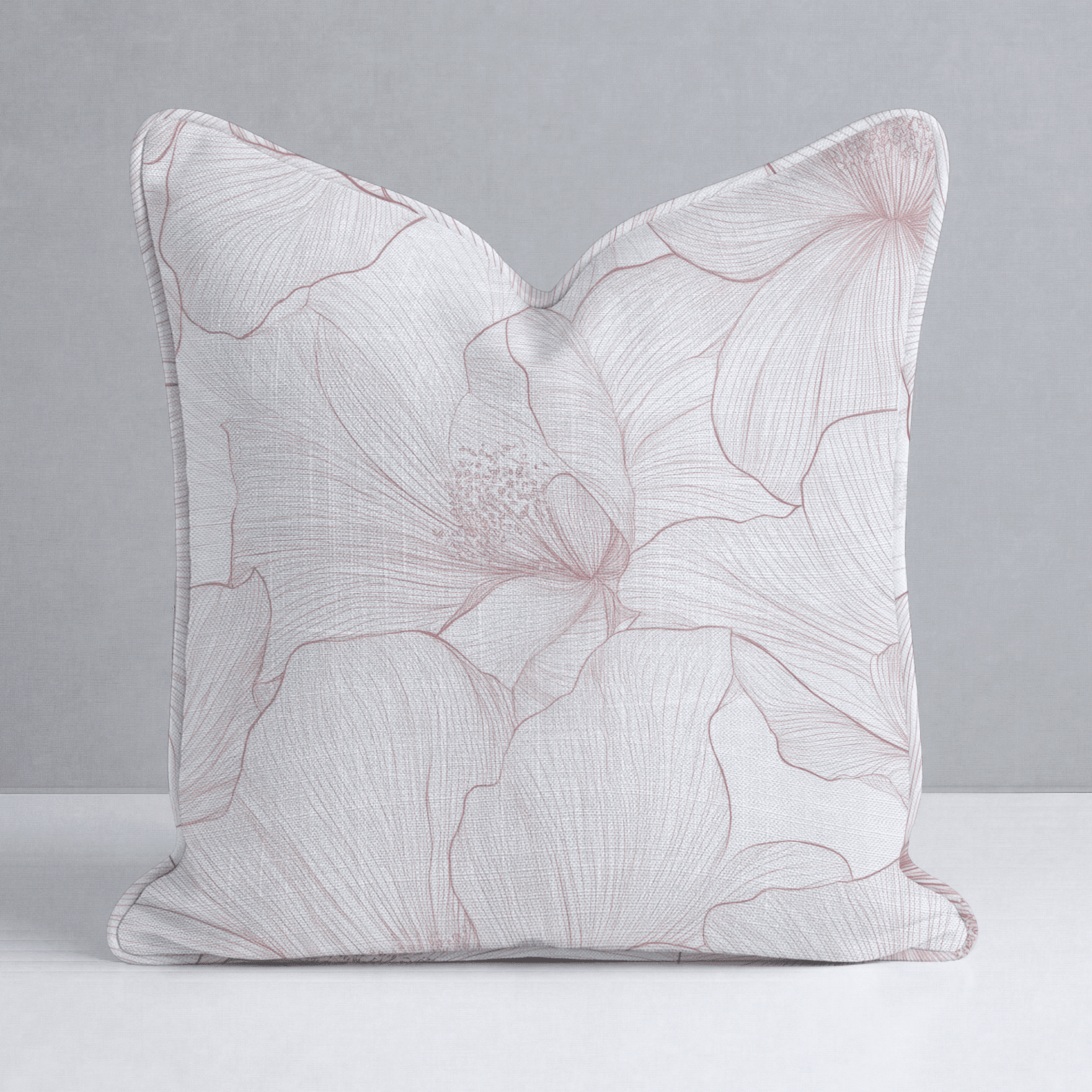 Coral Cabana Throw Pillow - Benton Lane Home - Lemon Park