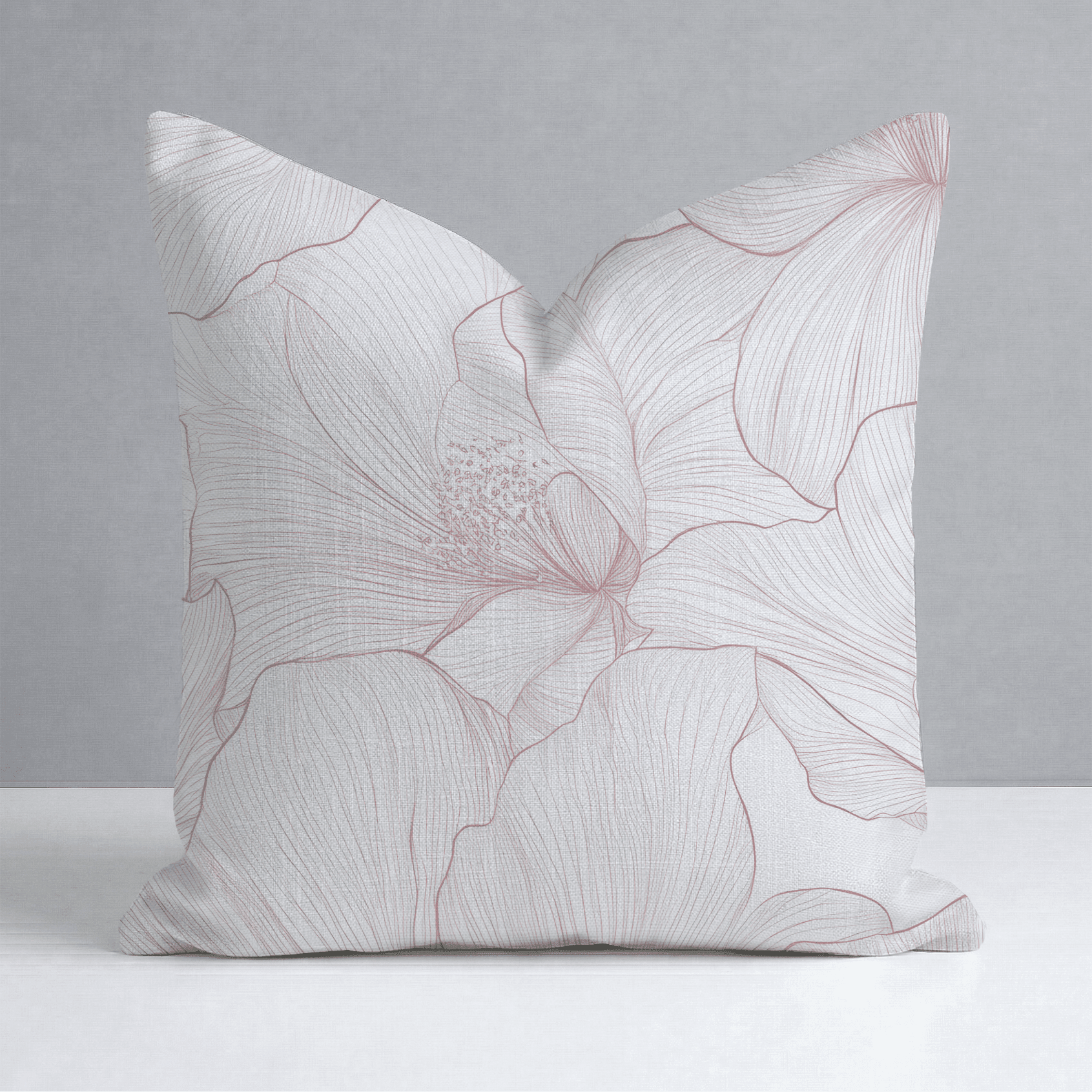 Coral Cabana Throw Pillow - Benton Lane Home - Lemon Park