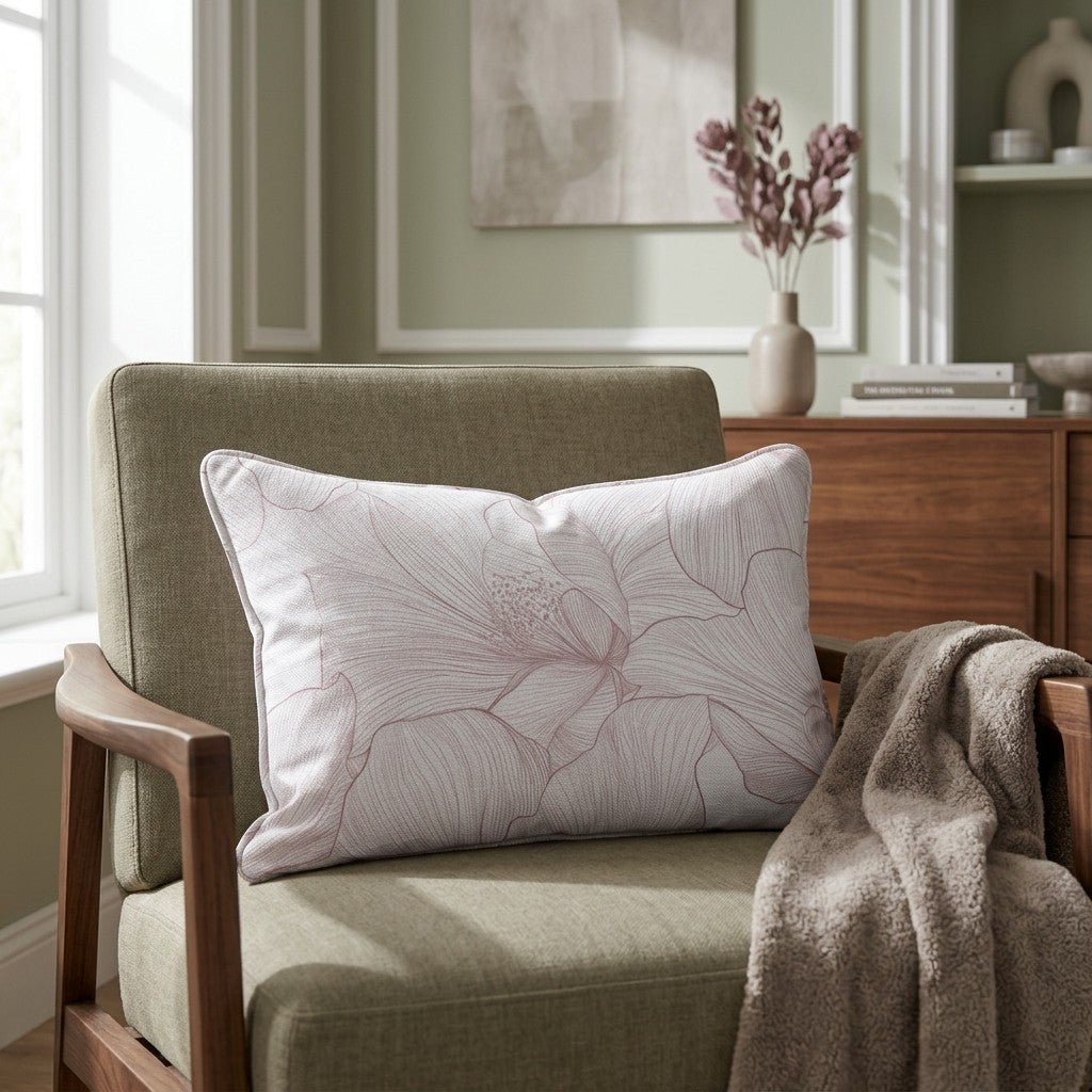 Coral Cabana Throw Pillow - Benton Lane Home - Lemon Park