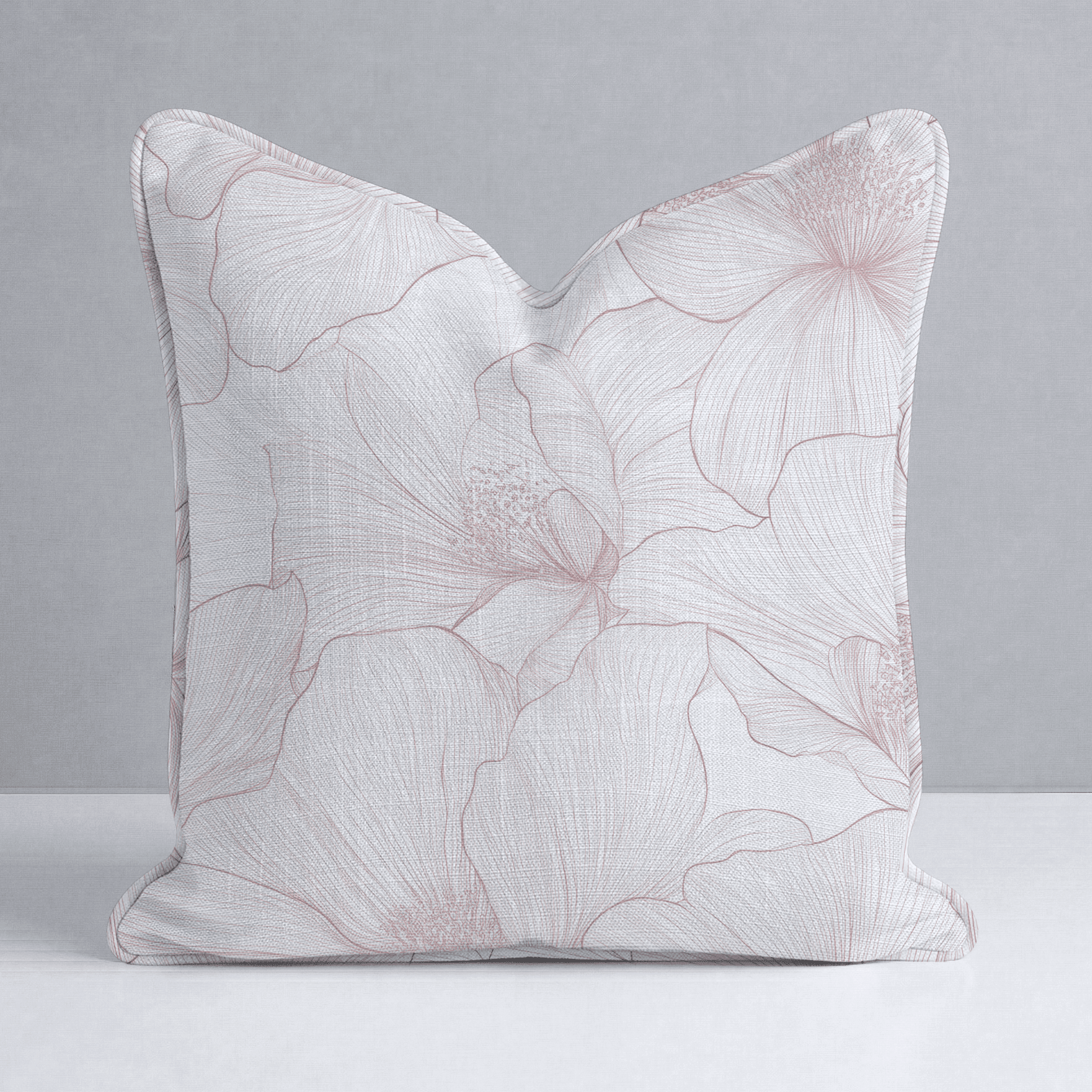 Coral Cabana Throw Pillow - Benton Lane Home - Lemon Park