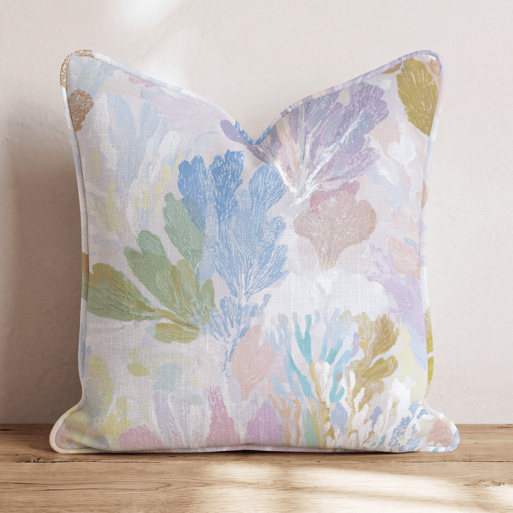Coral Canopy Throw Pillow - Benton Lane Home - Hillcroft Home