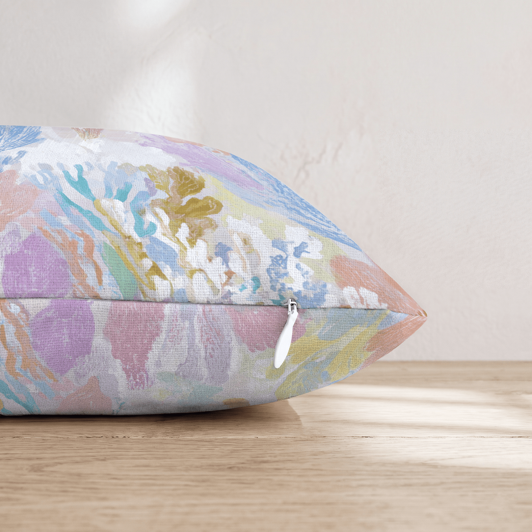 Coral Canopy Throw Pillow - Hillcroft Home