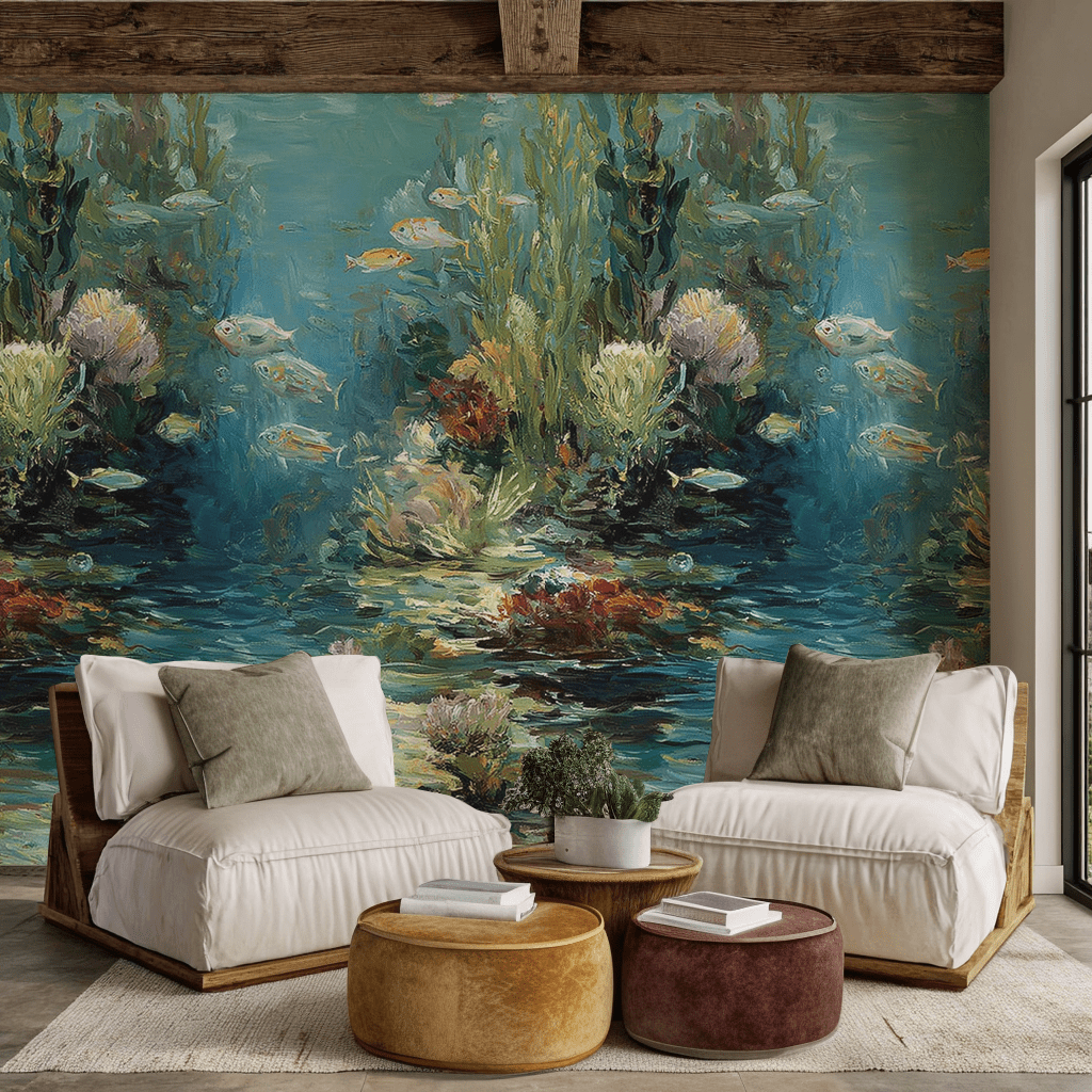 Coral Reef - Wall Mural - Benton Lane Home - Lemon Park