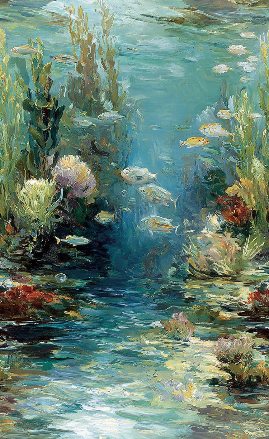 Coral Reef - Wall Mural - Benton Lane Home - Lemon Park