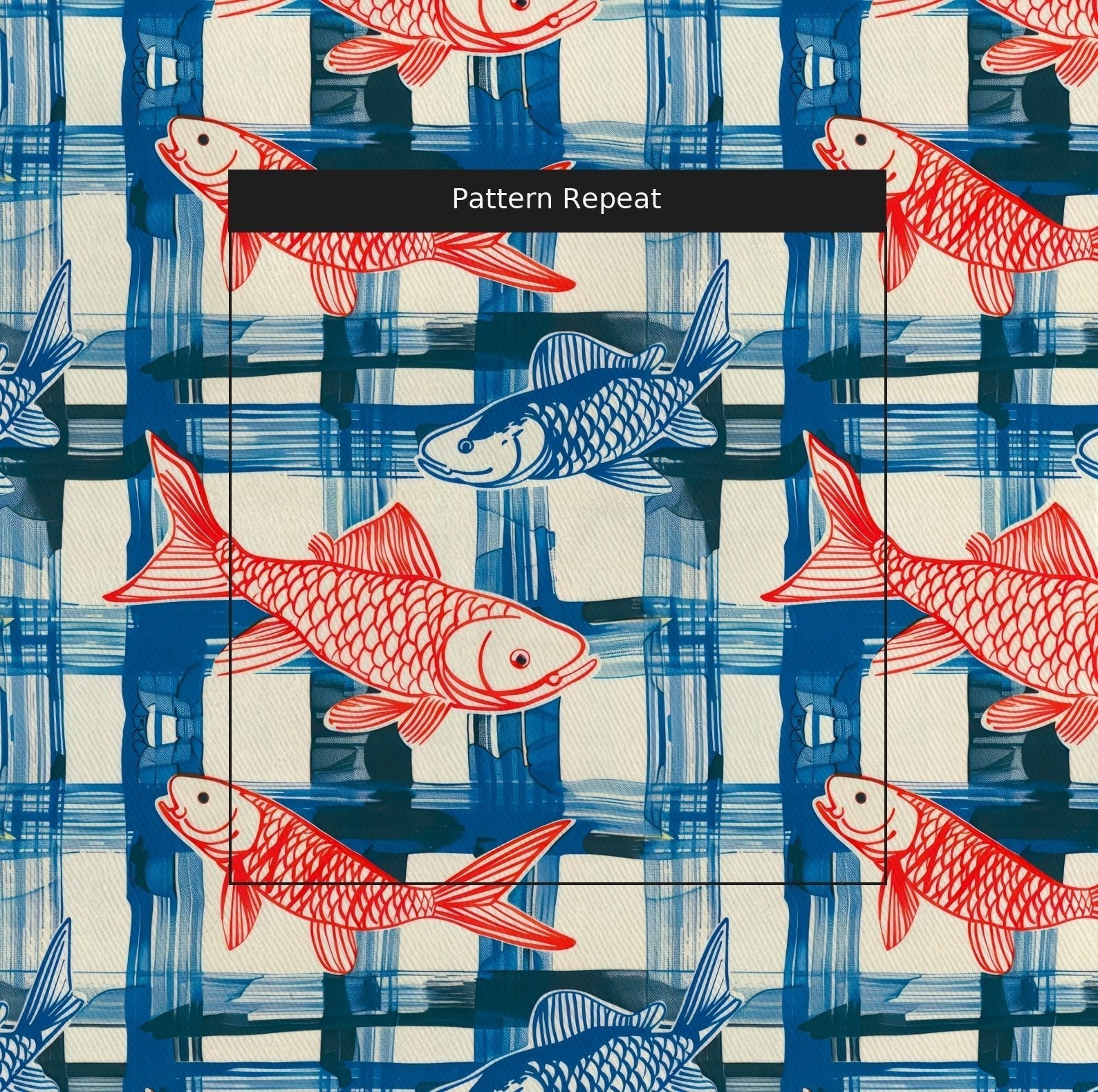 Coraline's Koi - Fabric - Benton Lane Home - Lemon Park