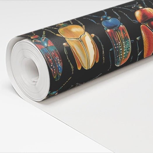 Corvus Beetles Wallpaper - Benton Lane Home - Painted Paper