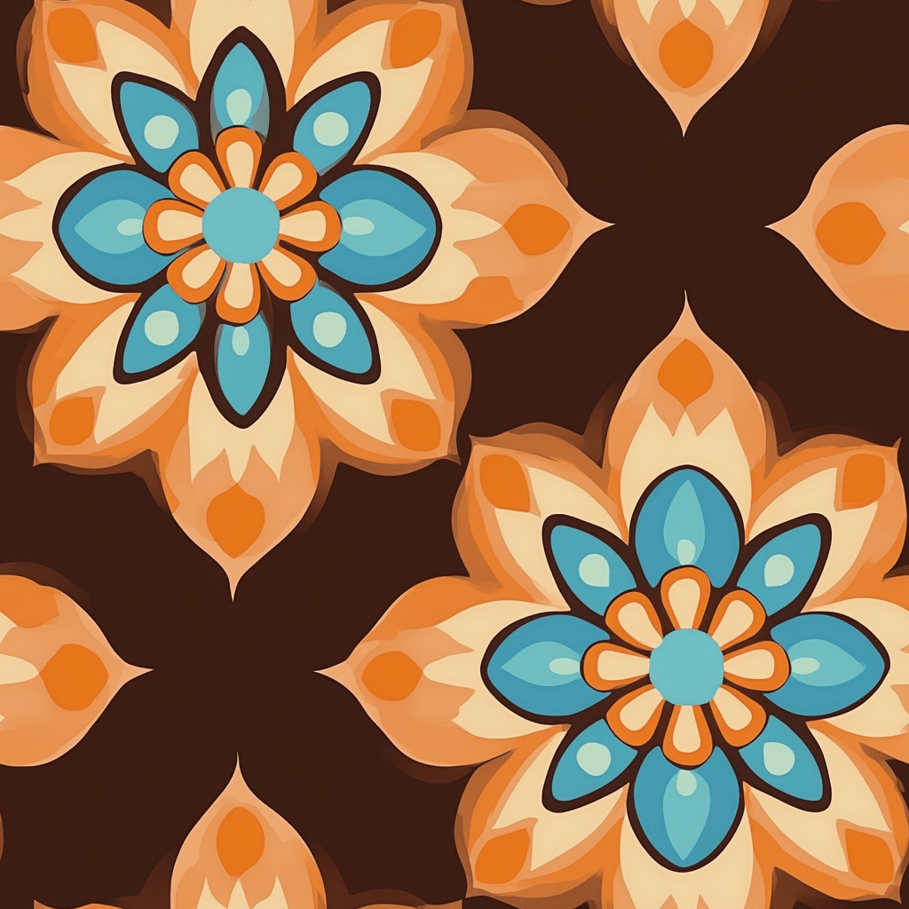 Cosmic Bloom Wallpaper - Benton Lane Home - Painted Paper