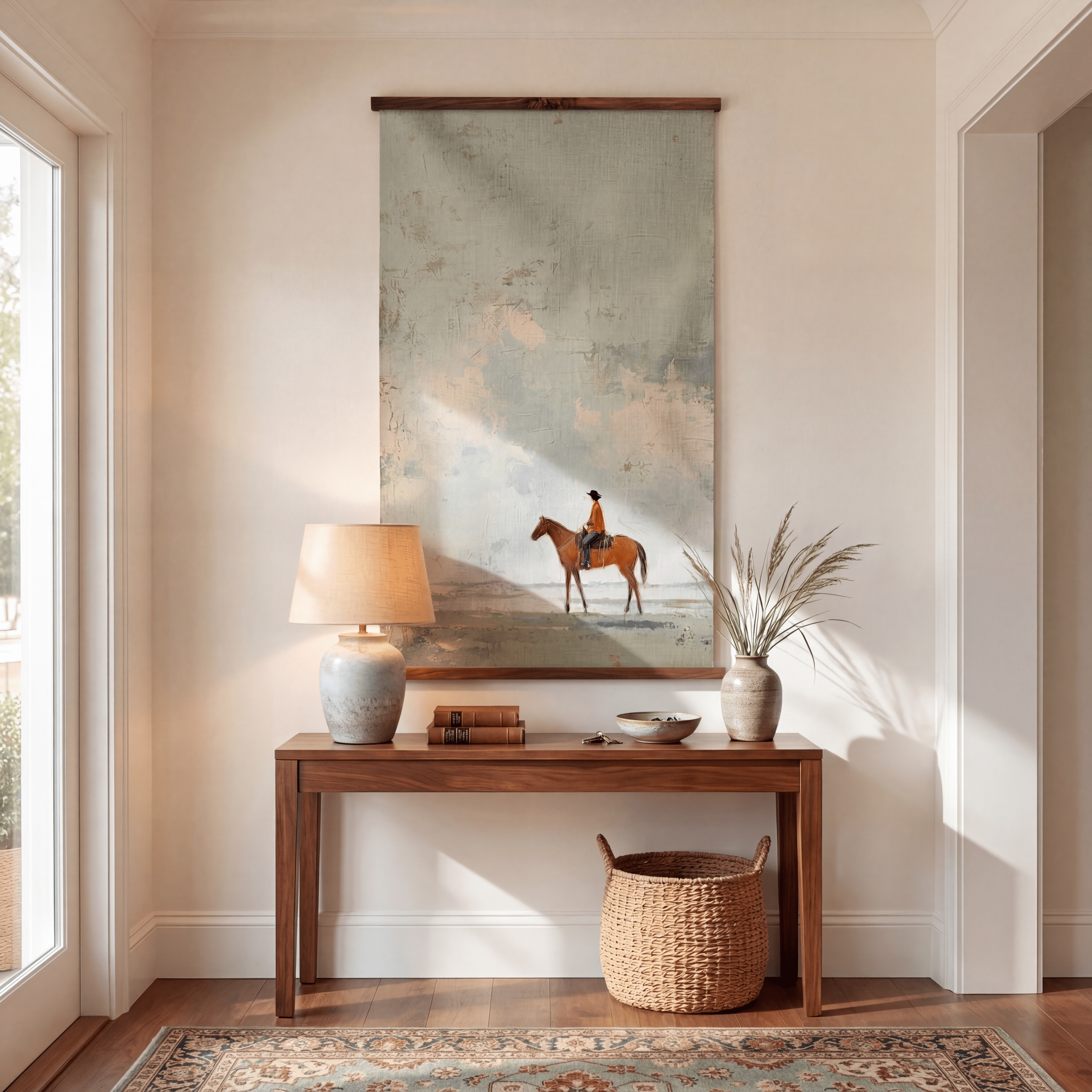 Cottoncloud Cowboy - Tapestry - Benton Lane Home - Lemon Park